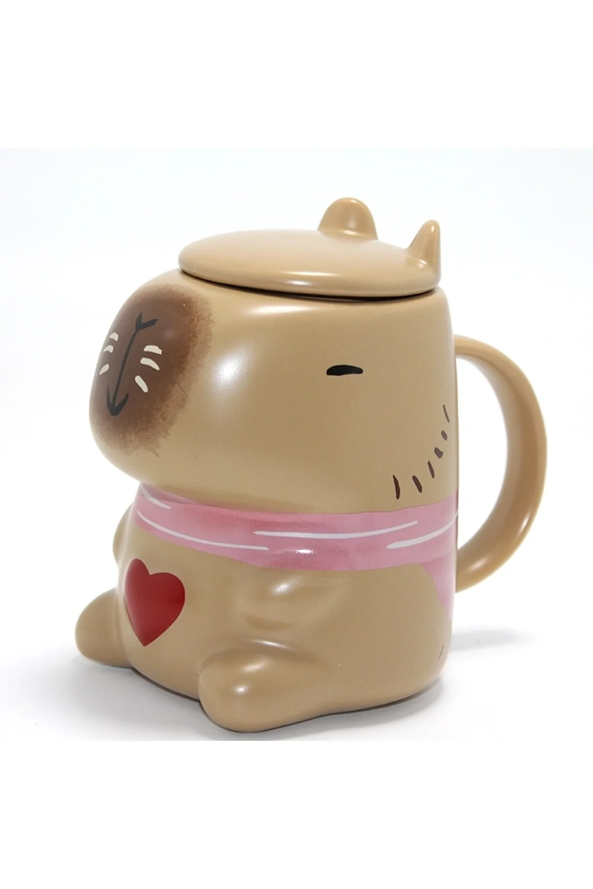 3d Capybara Tasarımı Porselen Kupa Bardak Alk4510