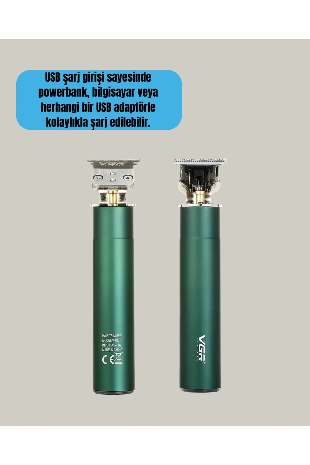 4 Limit Taraklı Ipx5 Su Geçirmez Saç Kesme Makinesi - Just Cheap Store Görsel 4
