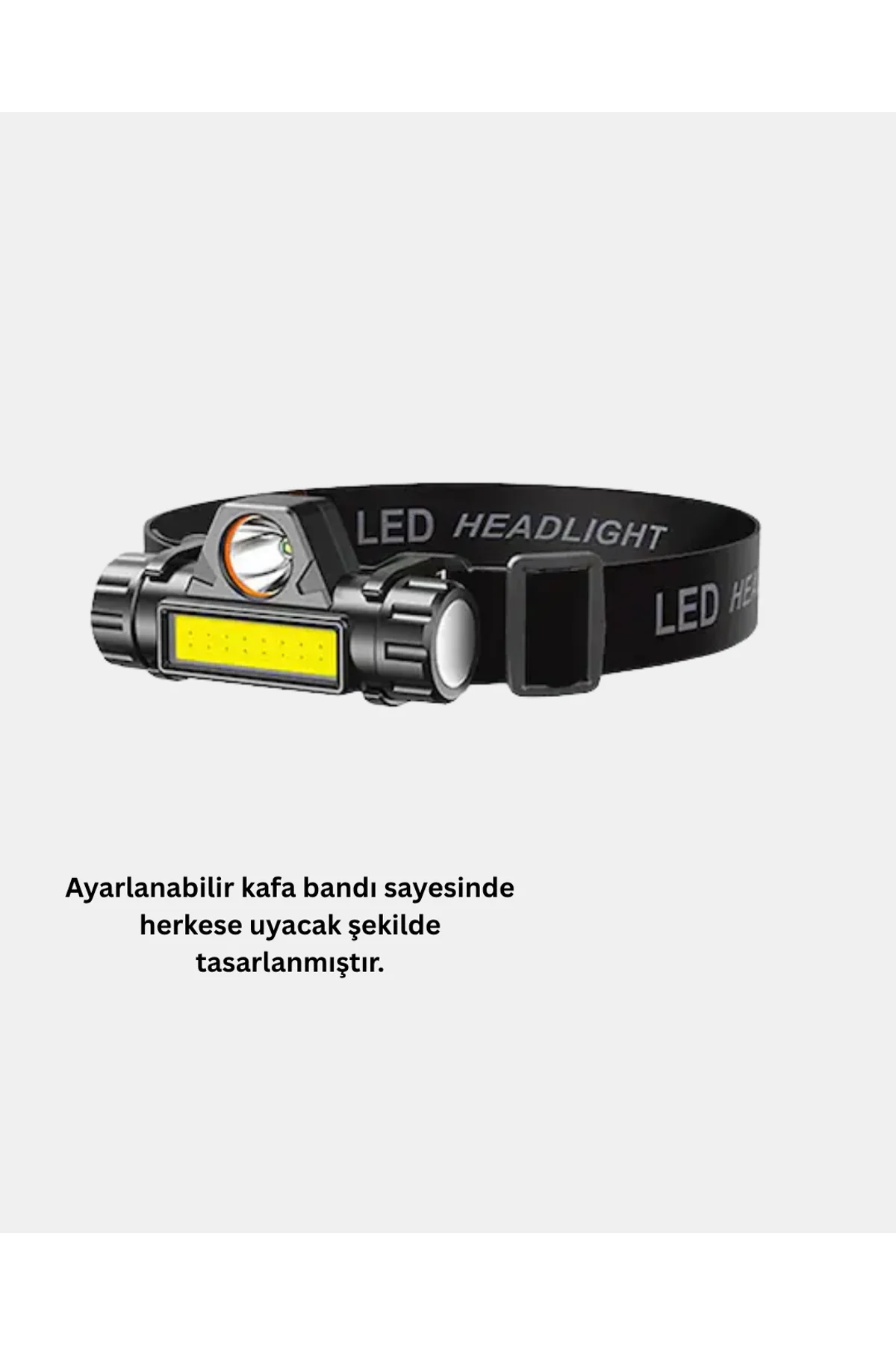Kamp Ve Doğa İçin Şarjlı Led Baş Feneri – Mıknatıslı, Su Geçirmez - Just Cheap Store Görsel 4