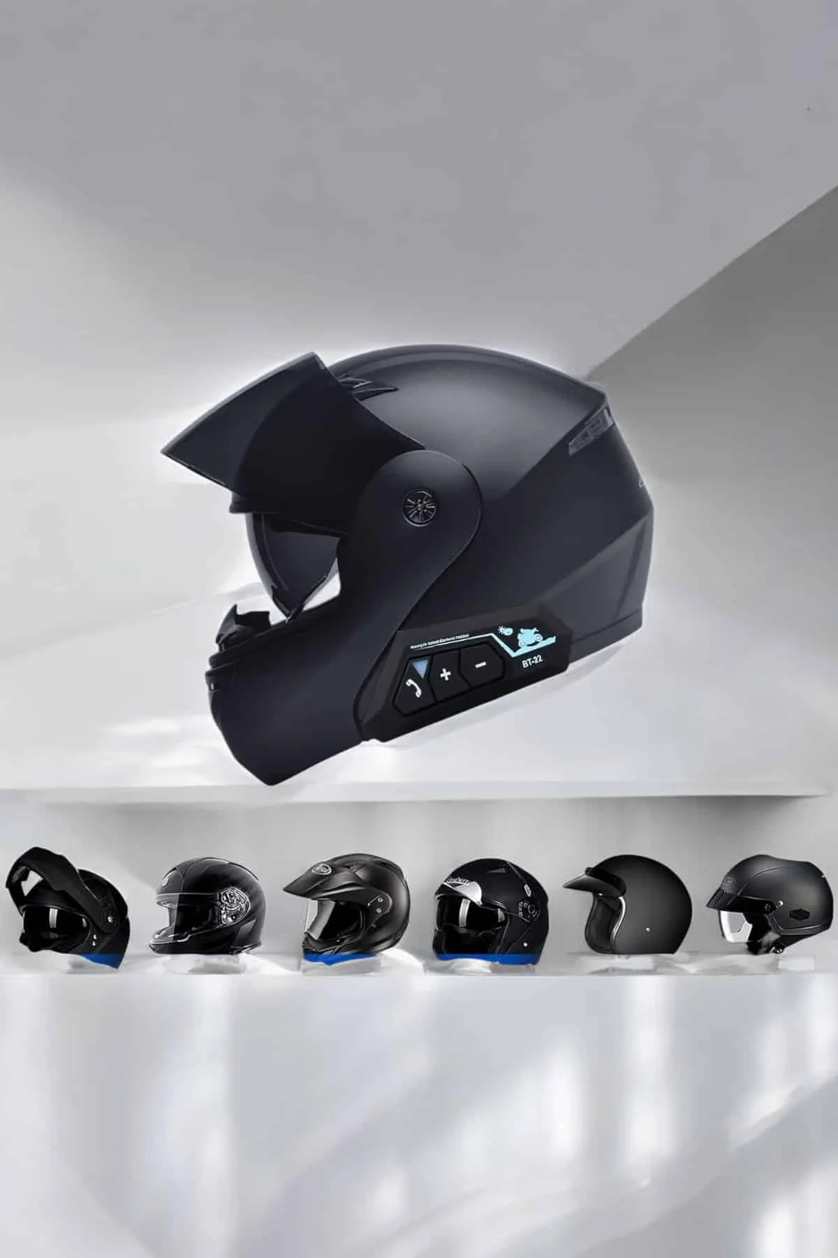 Kask Kulaklığı Motosiklet Intercom Interkom Dinleme Konuşma Özellikli Su Geçirmez - Just Cheap Store Görsel 2
