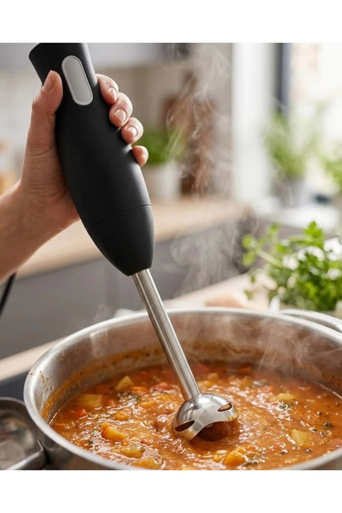 Metal Ayaklı El Blenderı Ergonomik Tasarım Güvenli Kullanım