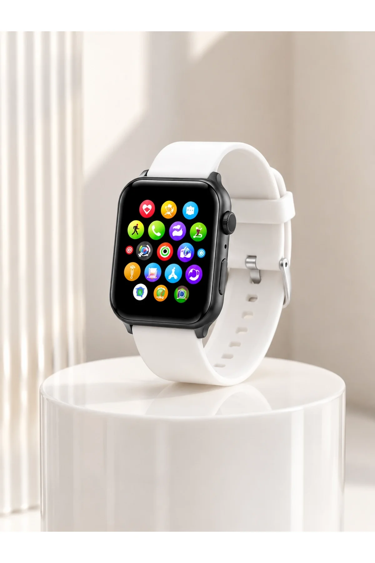 Dokunmatik Ekranı, Bluetooth Görüşme Desteği Ve Akıllı Bildirim Özellikleriyle Teknolojiyi Bileğiniz - Just Cheap Store Görsel 5