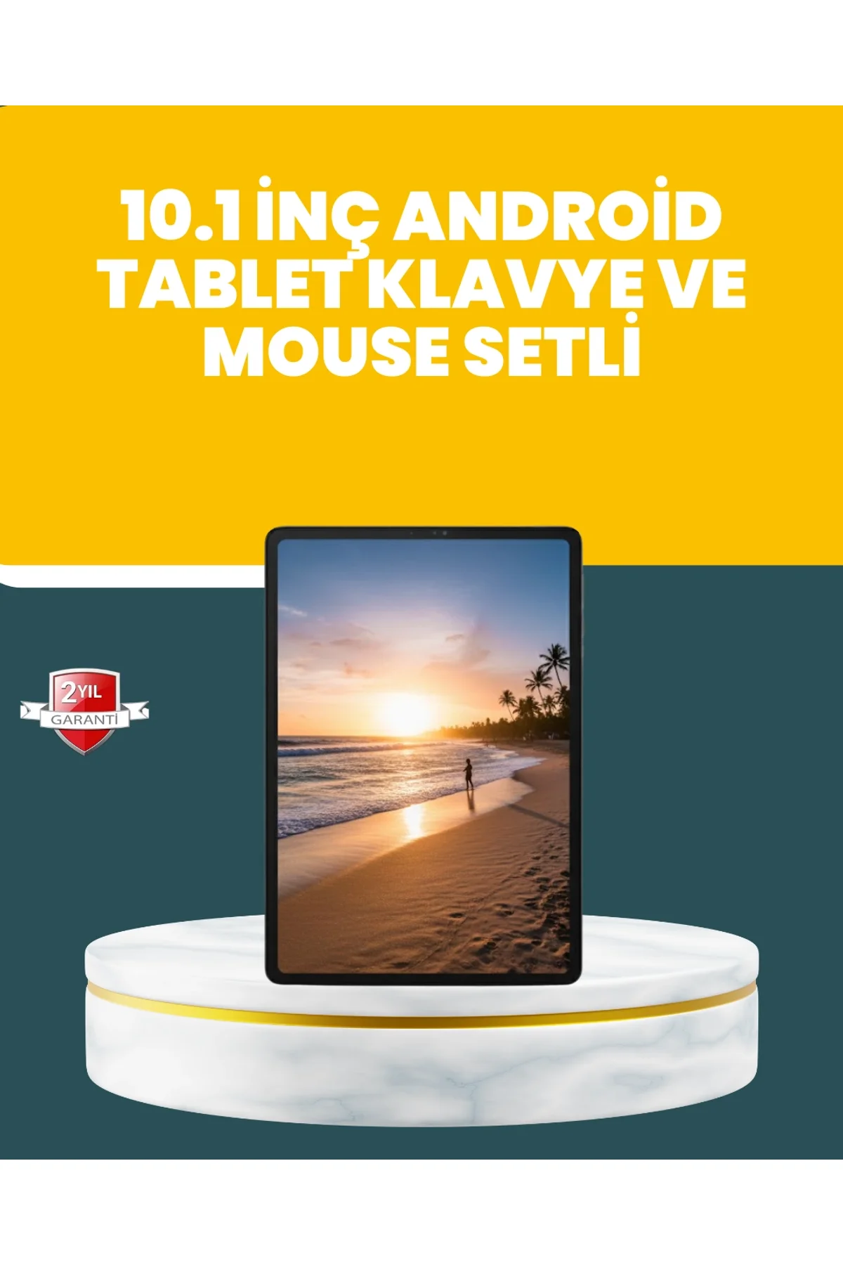 10.1 İnç Ips Ekranlı Android Tablet Bilgisayar Seti