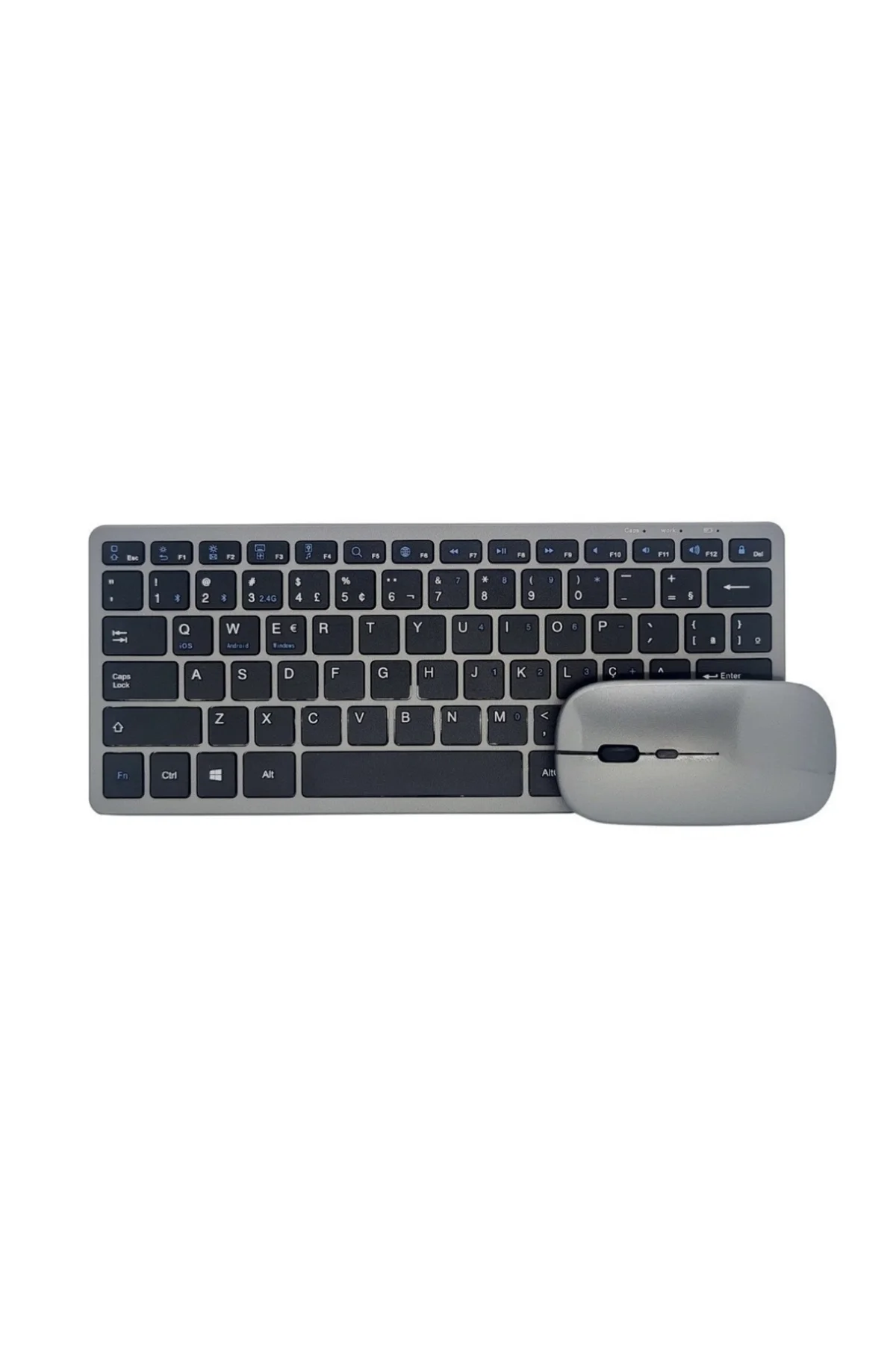 Telefon Tablet Ve Bilgisayar Uyumlu Kablosuz Klavye Mouse Kombini - Just Cheap Store Görsel 4
