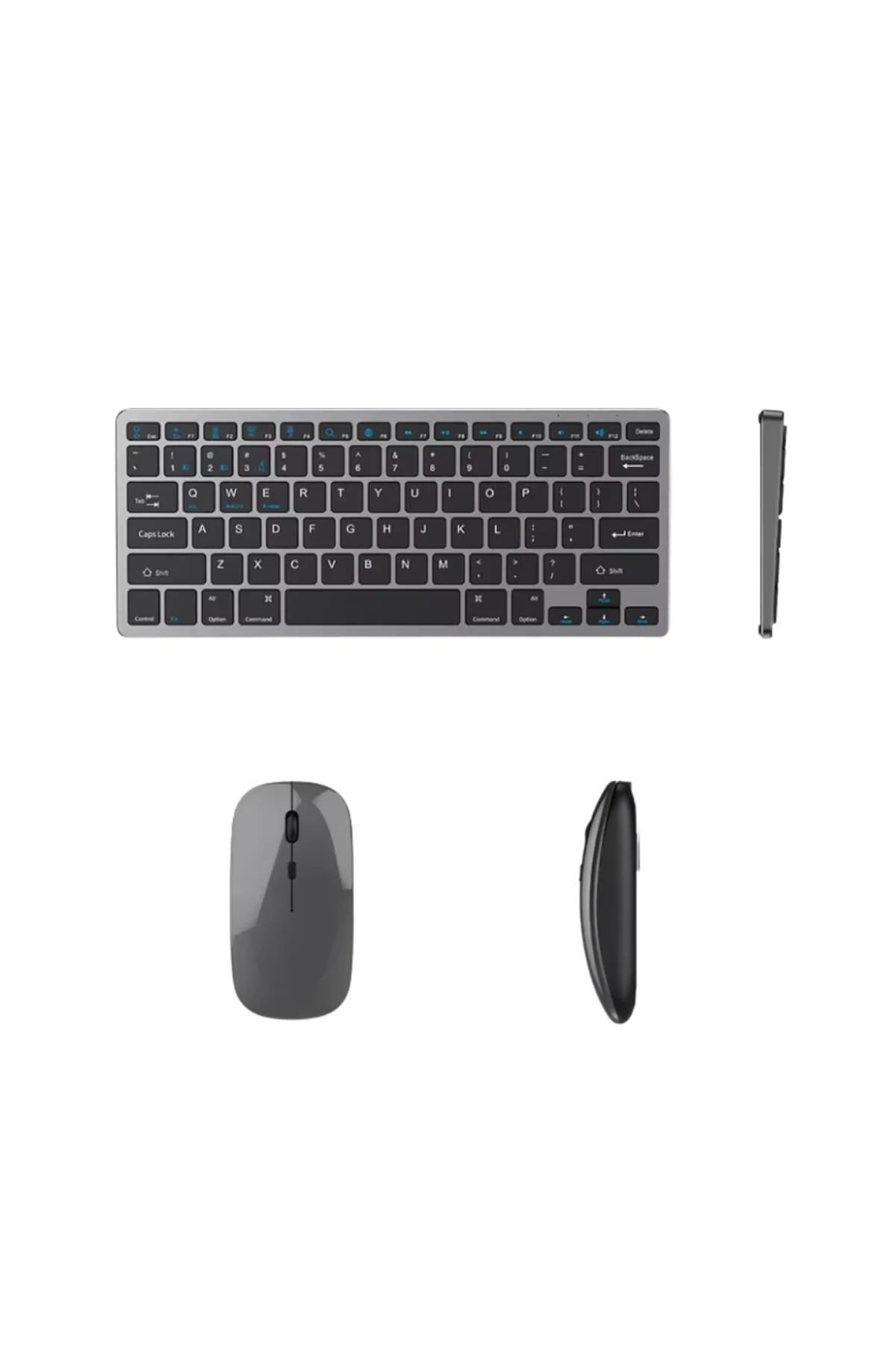 Telefon Tablet Ve Bilgisayar Uyumlu Kablosuz Klavye Mouse Kombini - Just Cheap Store Görsel 3