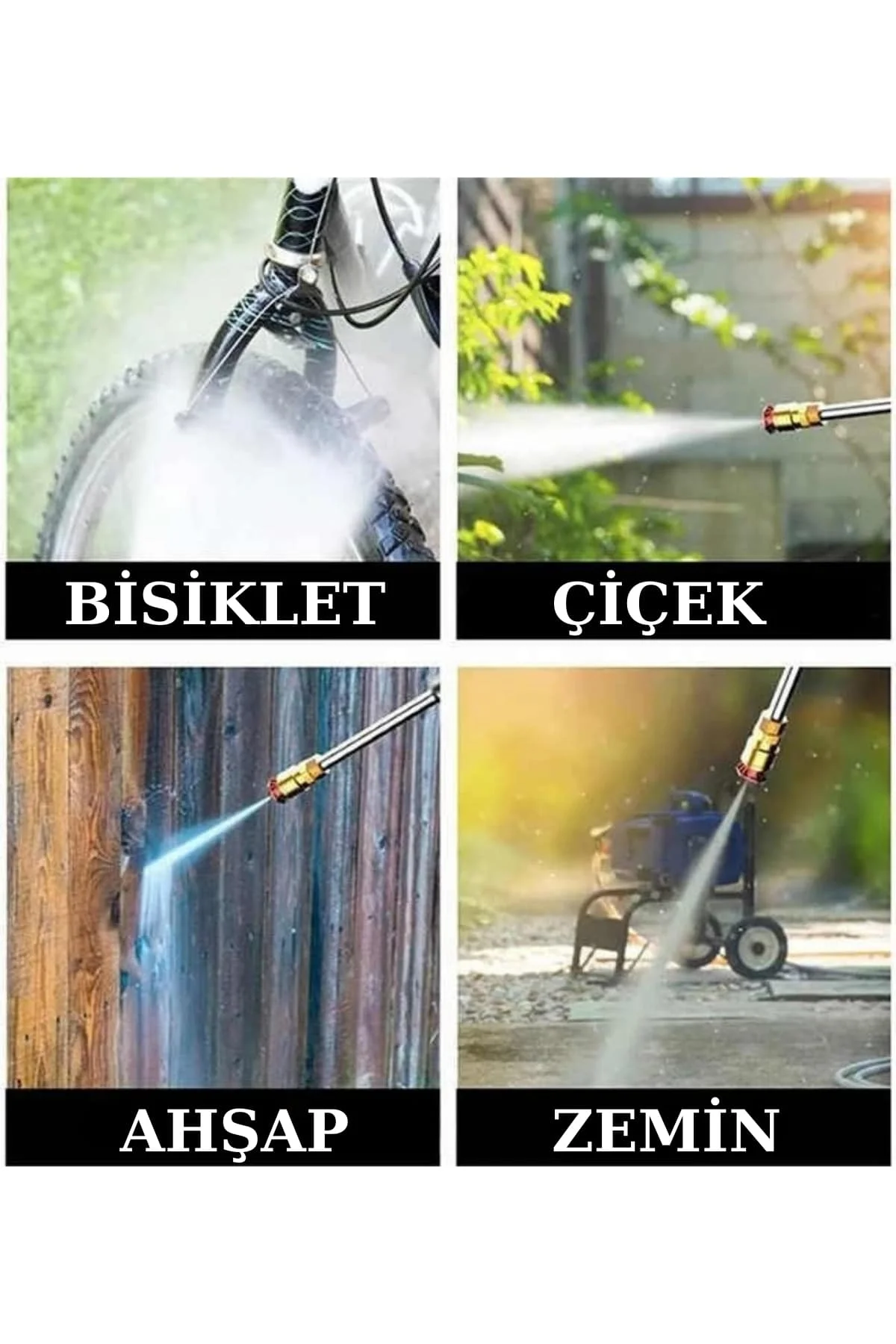 Şarjlı Oto Yıkama, Bahçe Sulama Tabancası Makinesi Yüksek Basınçlı - Just Cheap Store Görsel 2