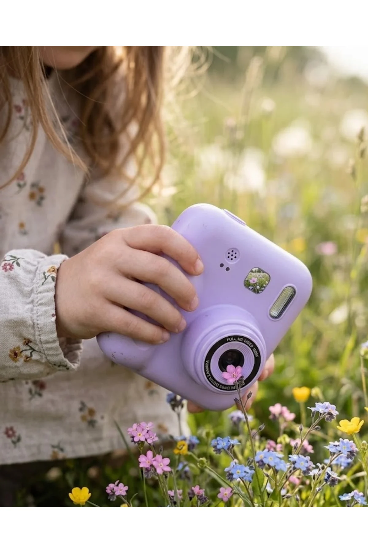 Mini Çocuk Kamerası Fotoğraf Video Çekim 4 Rulo Kağıt Ve 5 Kalem Hediyeli
