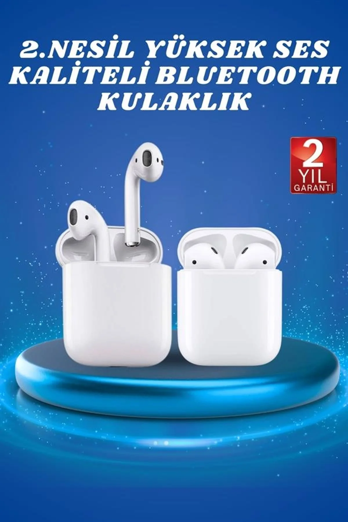 2.nesil Yeni Model Tws Bluetooth Kulaklık Dokunmatik Kontrol Yüksek Ses Kaliteli Yeni Nesil - Just Cheap Store Görsel 2