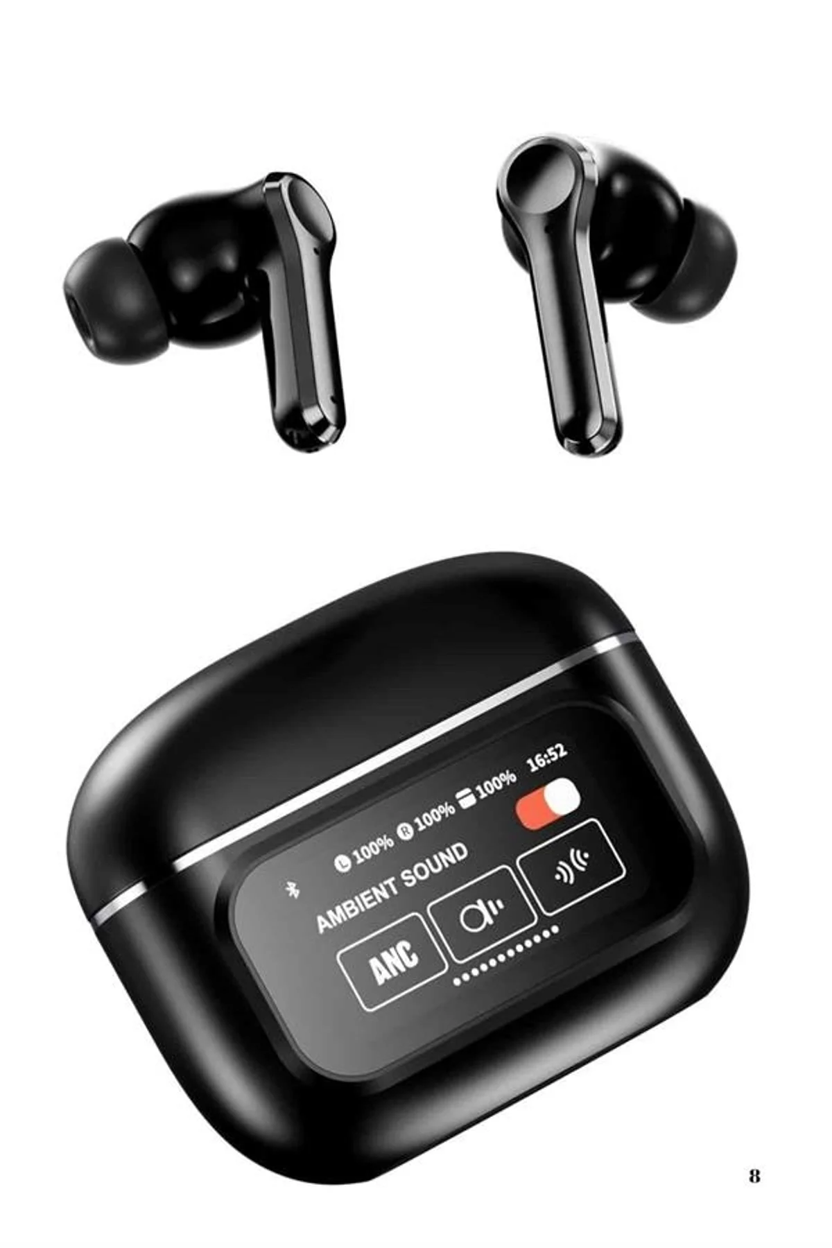 Kablosuz Bluetooth Kulaklık Pro Yeni Nesil Dokunmatik Kontrol - Just Cheap Store Görsel 3