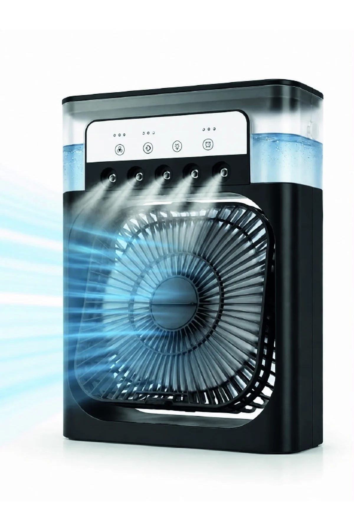 Su Hazneli Püskürtmeli Fan 1-3-5 Püskürtme Seçeneği, Type-c Güç Girişi - Just Cheap Store Görsel 2