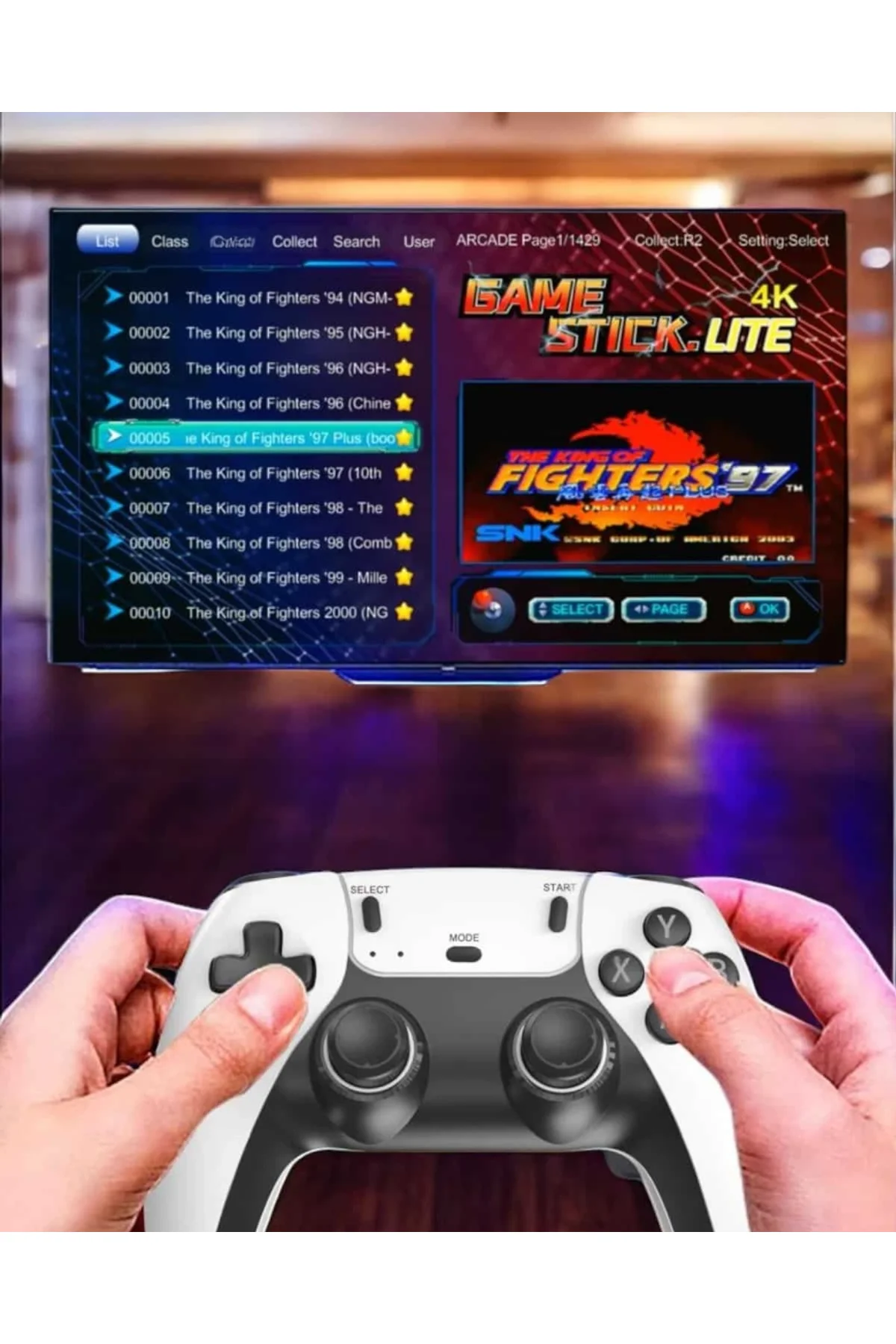 Joystick Çift Kollu Oyun Kolu Retro Oyun Yüksek Çözünürlüklü 3d Game - Just Cheap Store Görsel 5