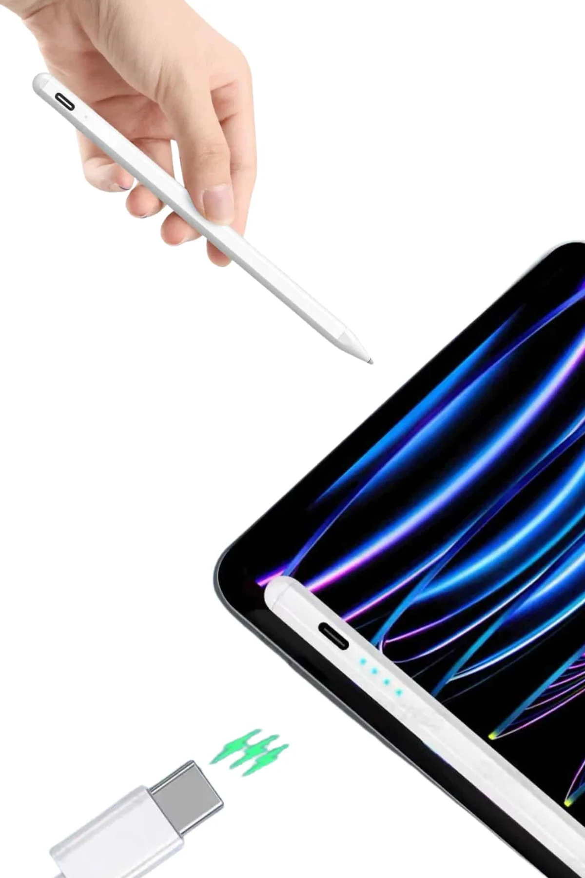 Dokunmatik Kalem Tablet Kalemi Çizim Stylus Kalem Yedek Uçlu - Just Cheap Store Görsel 4