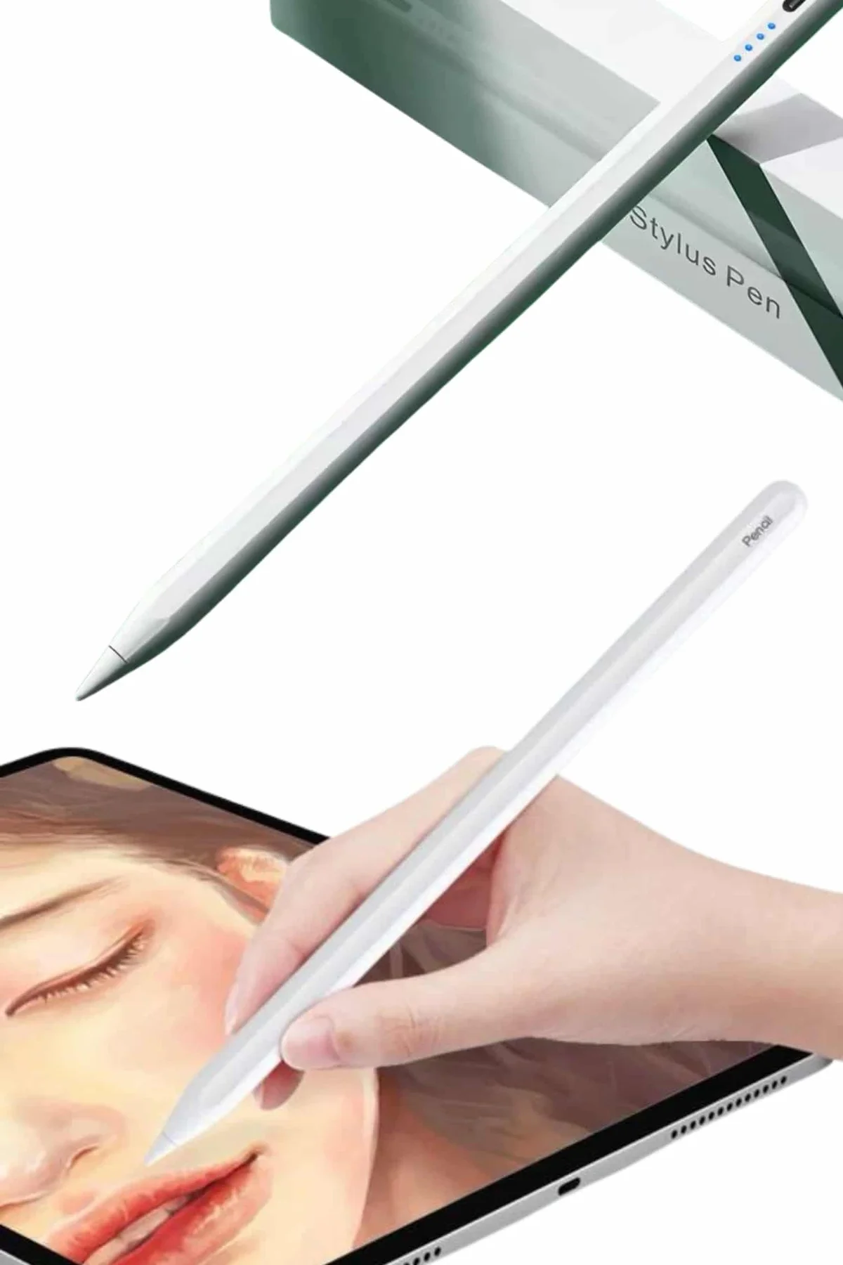 Dokunmatik Kalem Tablet Kalemi Çizim Stylus Kalem Yedek Uçlu - Just Cheap Store Görsel 3