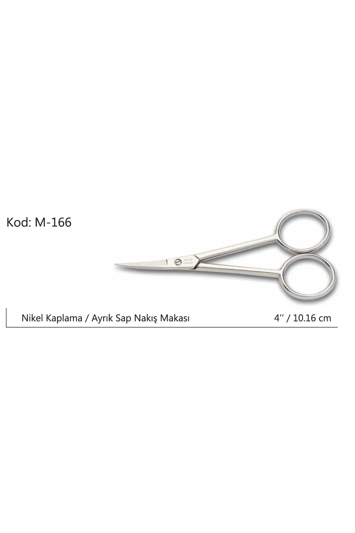Europe Ayrık Saplı Nakış Makası Süper Kalite No:4 10,16 Cm