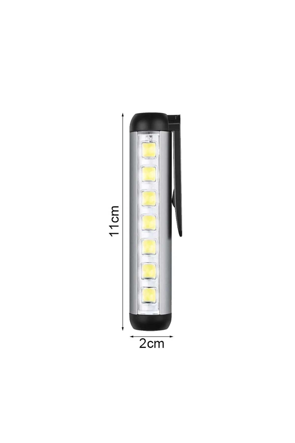 Gs-495 Type-c Girişli Mıknatıslı Şarjllı Mini Cep Feneri - Just Cheap Store Görsel 5