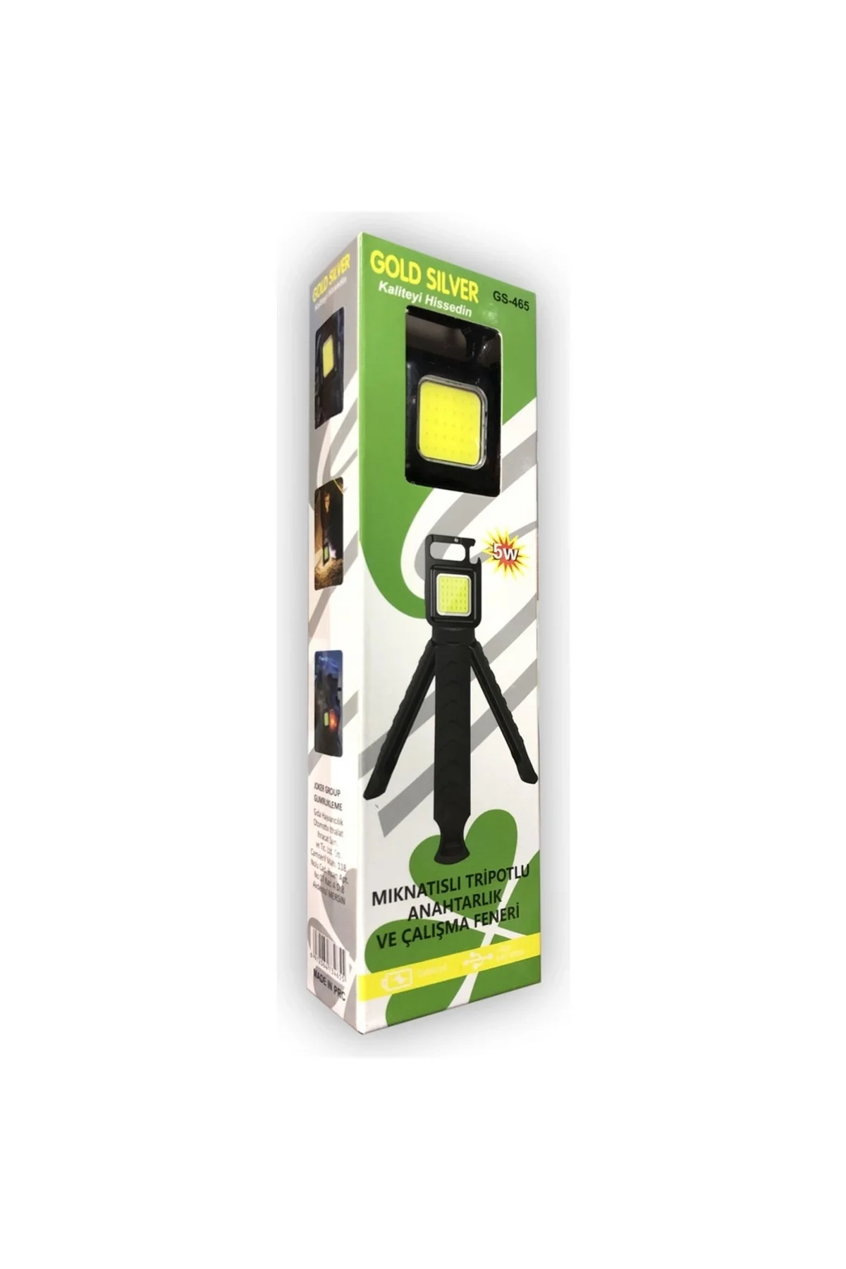 Gs-465 Tripotlu Usb Şarj Edilebilir Cep Feneri - Just Cheap Store Görsel 3
