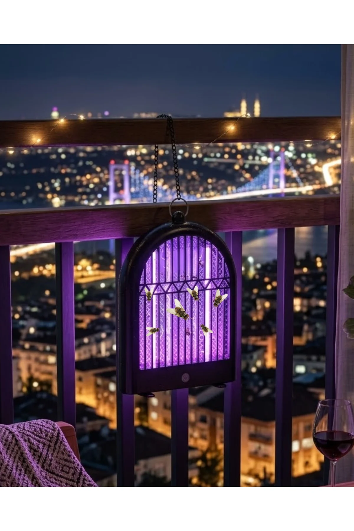 Elektrikli Sivrisinek Öldürücü Uv Lamba Sessiz Ve Taşınabilir