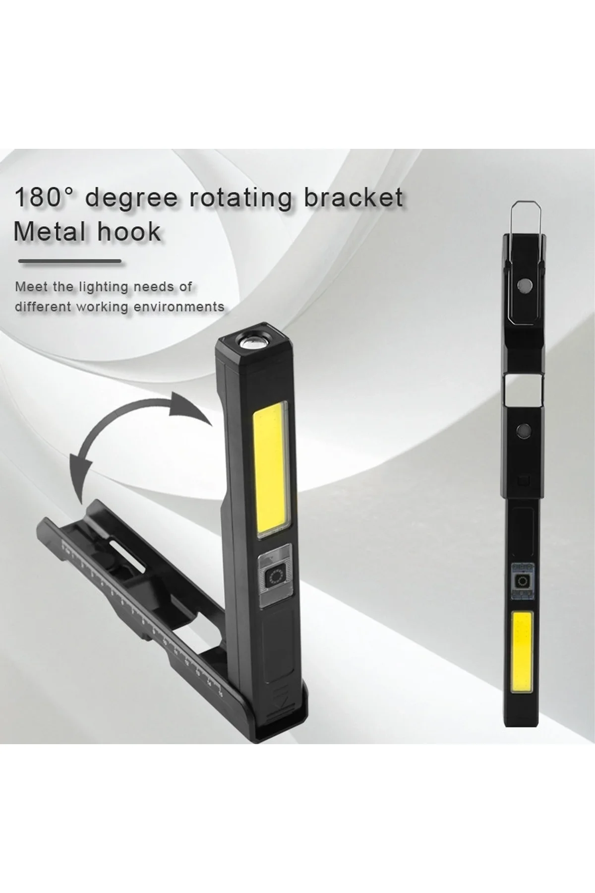 Gs-2070 30w Şarjlı Mıknatıslı Katlanabilir Led Çalışma Tamirci Feneri - Just Cheap Store Görsel 2