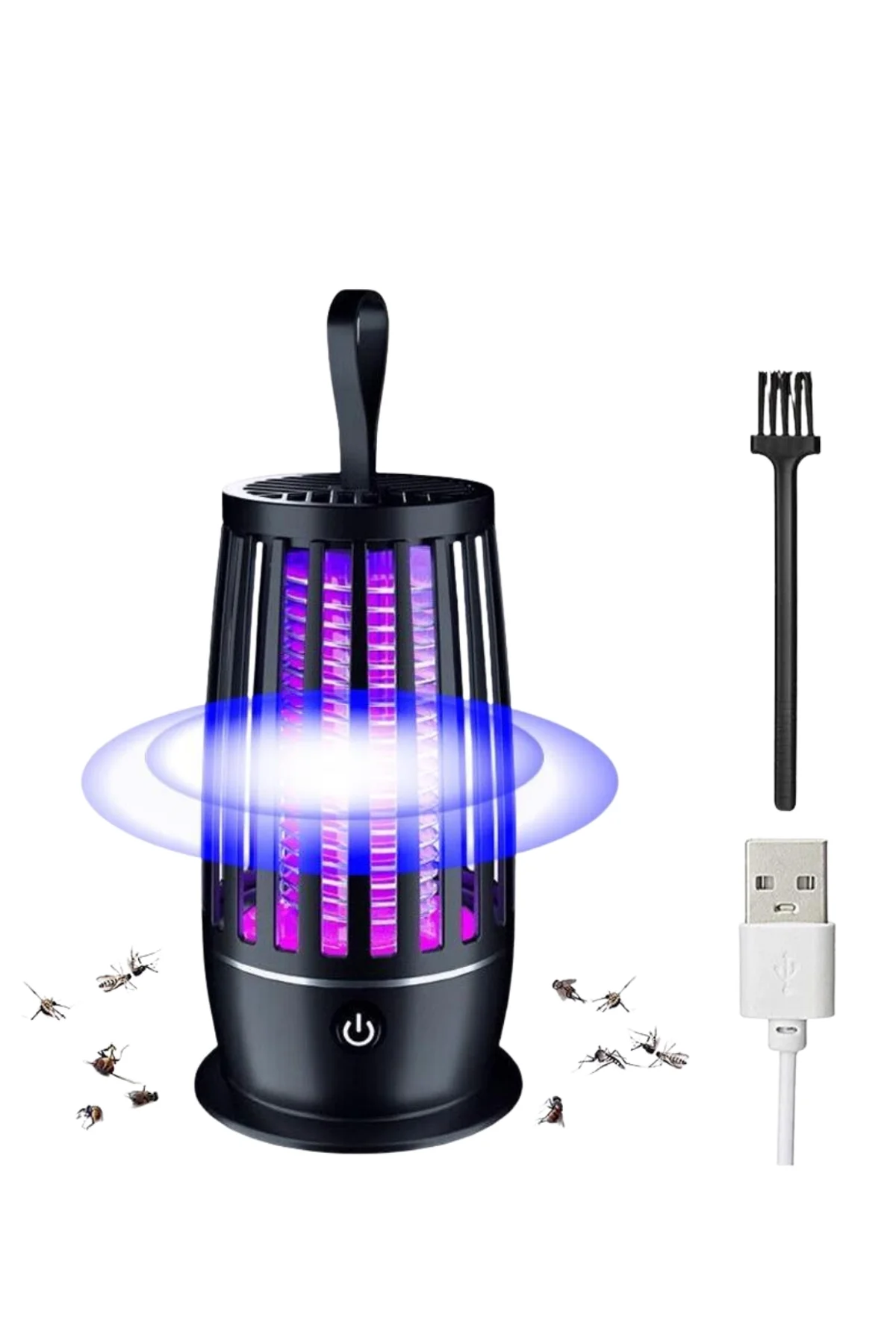 Elektrikli Böcek Öldürücü Uv Mor Işık Sessiz Çalışma Gece Lambalı Güvenli Kullanım - Just Cheap Store Görsel 3