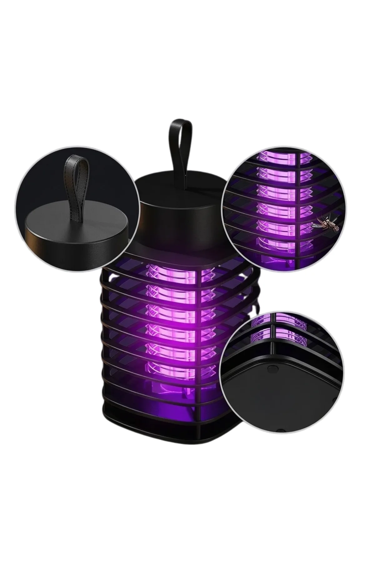 Elektrikli Sivrisinek Tuzak Lambası Uv Işık Çekim Gücü Ve Sessiz Çalışma - Just Cheap Store Görsel 3