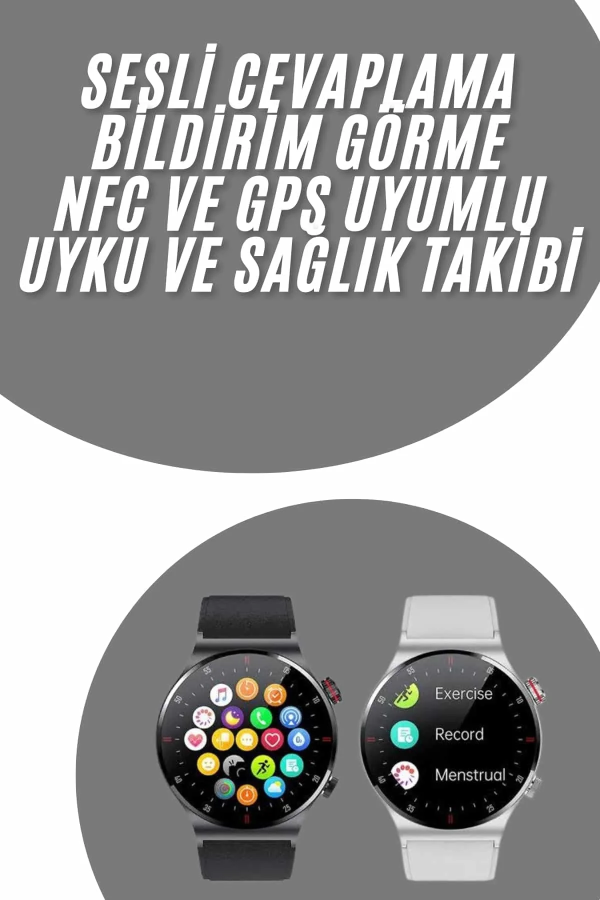 Akıllı Saat Adımsayar Nabız Ölçer Titreşim Özellikli Çağrı Cevaplama Sosyal Medya Yeni Nesil - Just Cheap Store Görsel 2