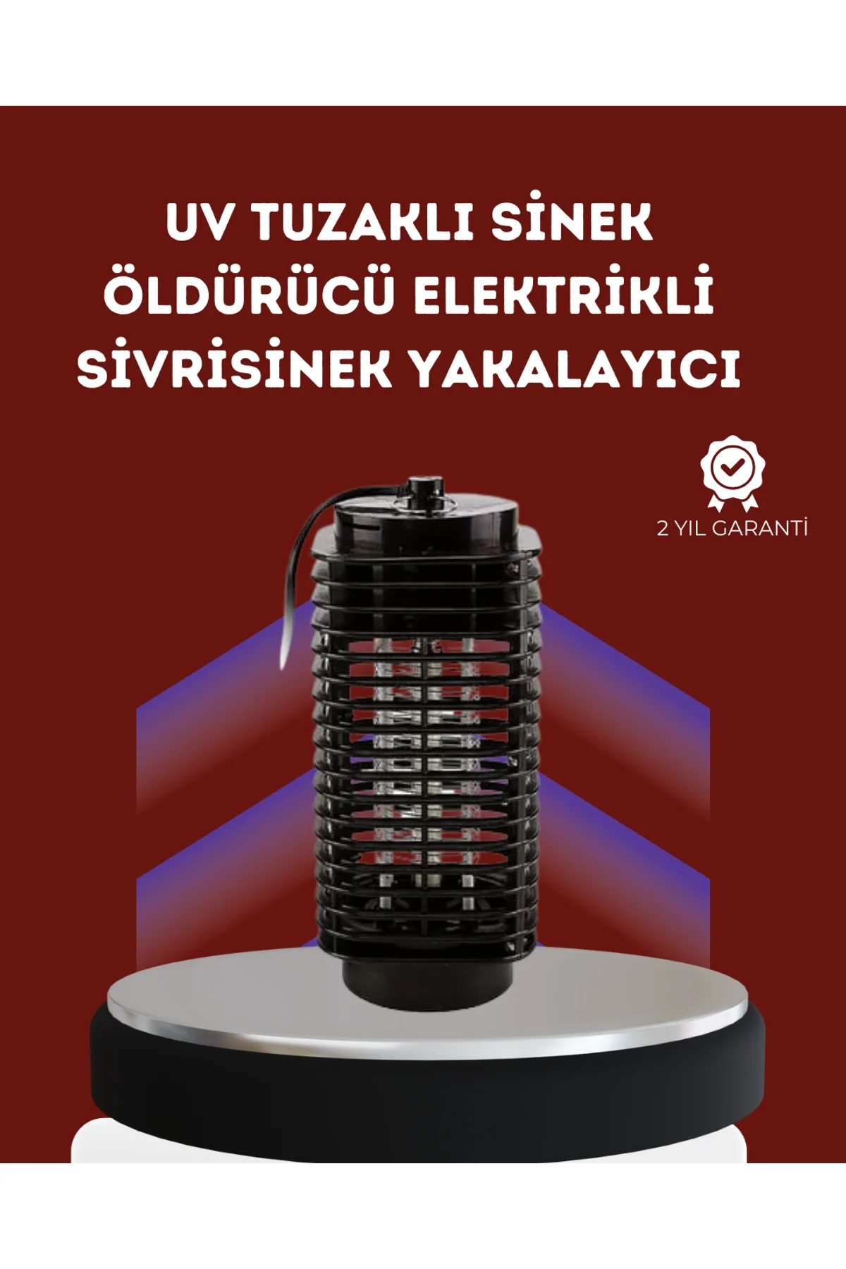 Uzun Ömürlü Elektrikli Sivrisinek Katili – Sessiz Çalışma, Güçlü Performans