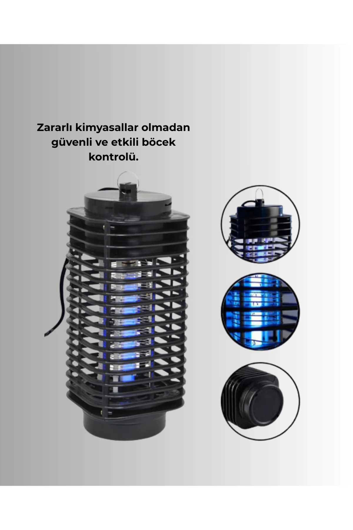 Uzun Ömürlü Elektrikli Sivrisinek Katili – Sessiz Çalışma, Güçlü Performans - Just Cheap Store Görsel 3