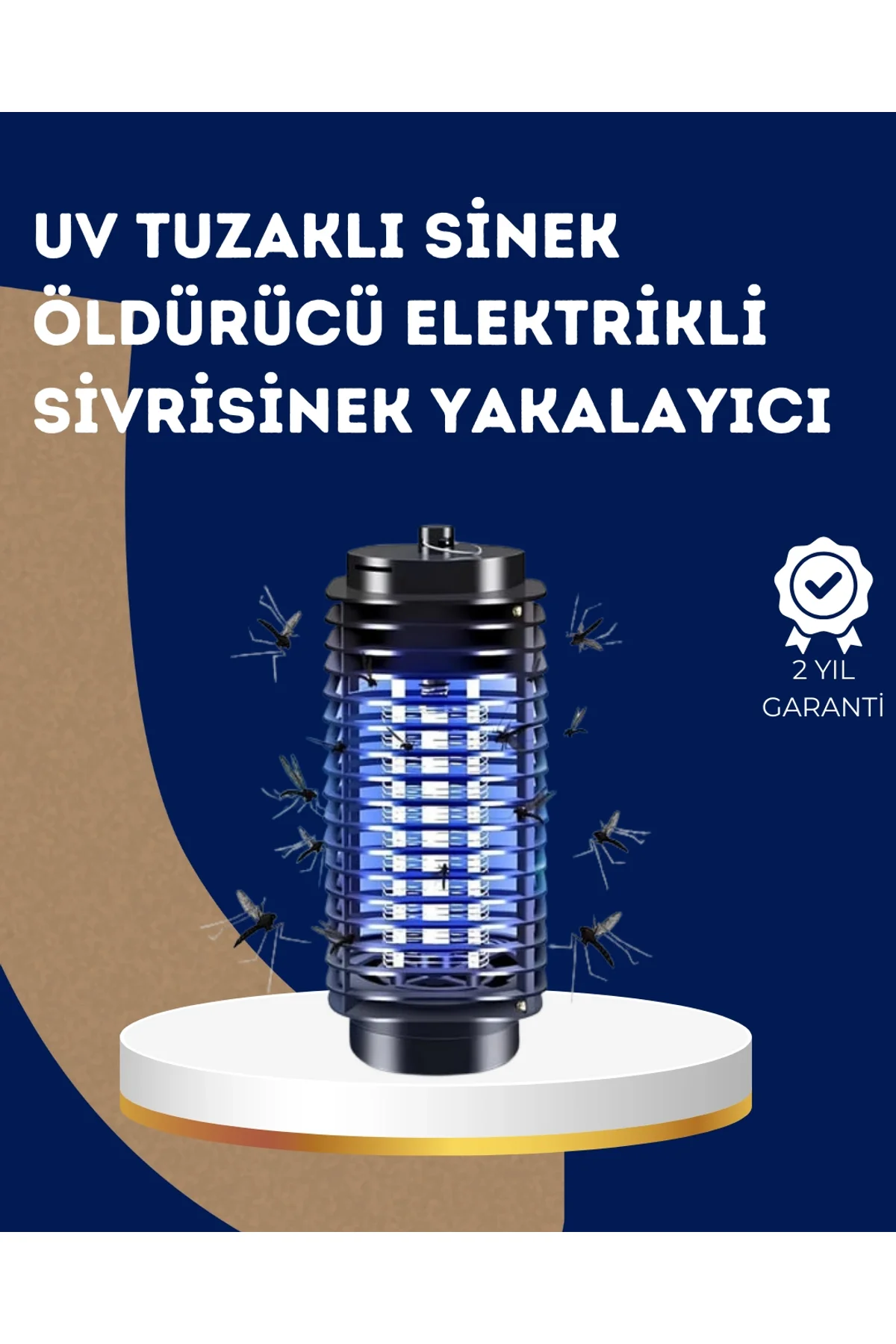 Elektrikli Uv Işıklı Sivrisinek Ve Böcek Öldürücü – Sessiz Ve Güvenli Tuzak