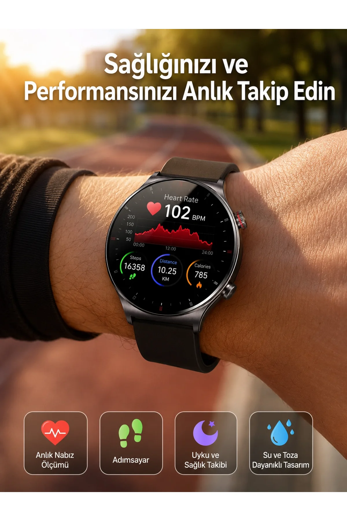 Çok Fonksiyonlu Akıllı Saat Bluetooth Bağlantılı Çağrı Cevaplayabilen Uzun Pil Ömrü Yeni Nesil