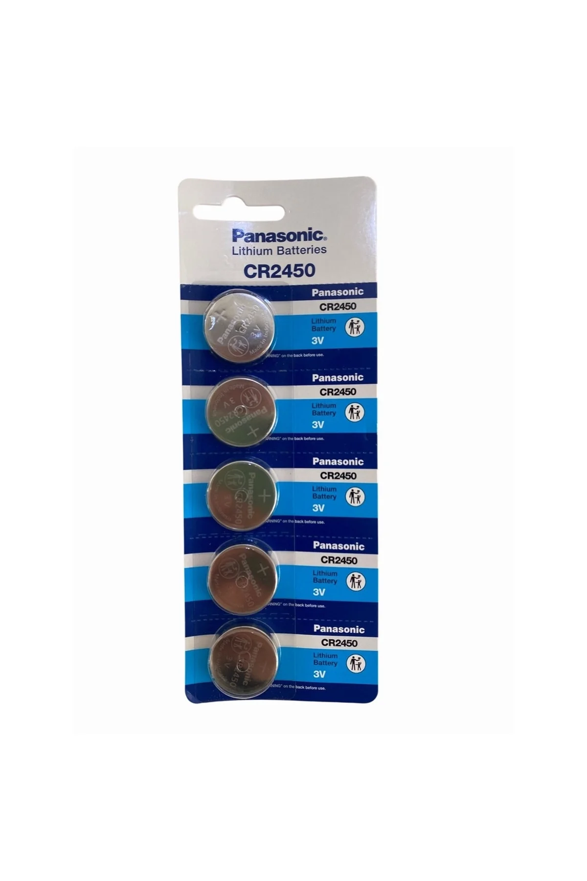 Panasonic Cr2450 Lityum 3v Düğme Pil 5’li Kartela 5 Adet