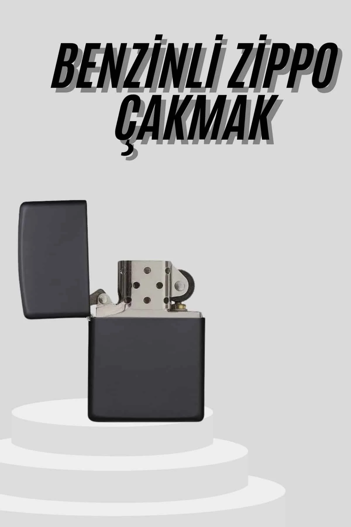 Çakmak Parlak Siyah Doldurulabilir Hedyelik Eşya Yeni Nesil - Just Cheap Store Görsel 2