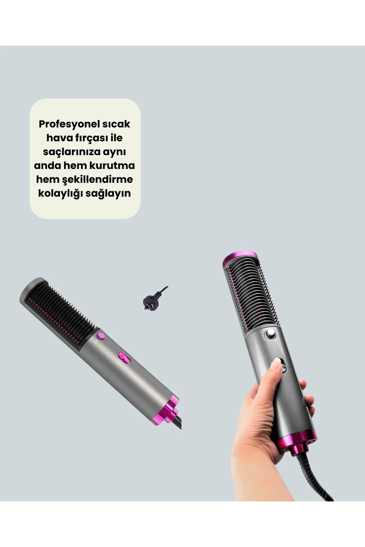 Hızlı Kurutma Ve Şekillendirme İçin Saç Fırçası - Just Cheap Store Görsel 3