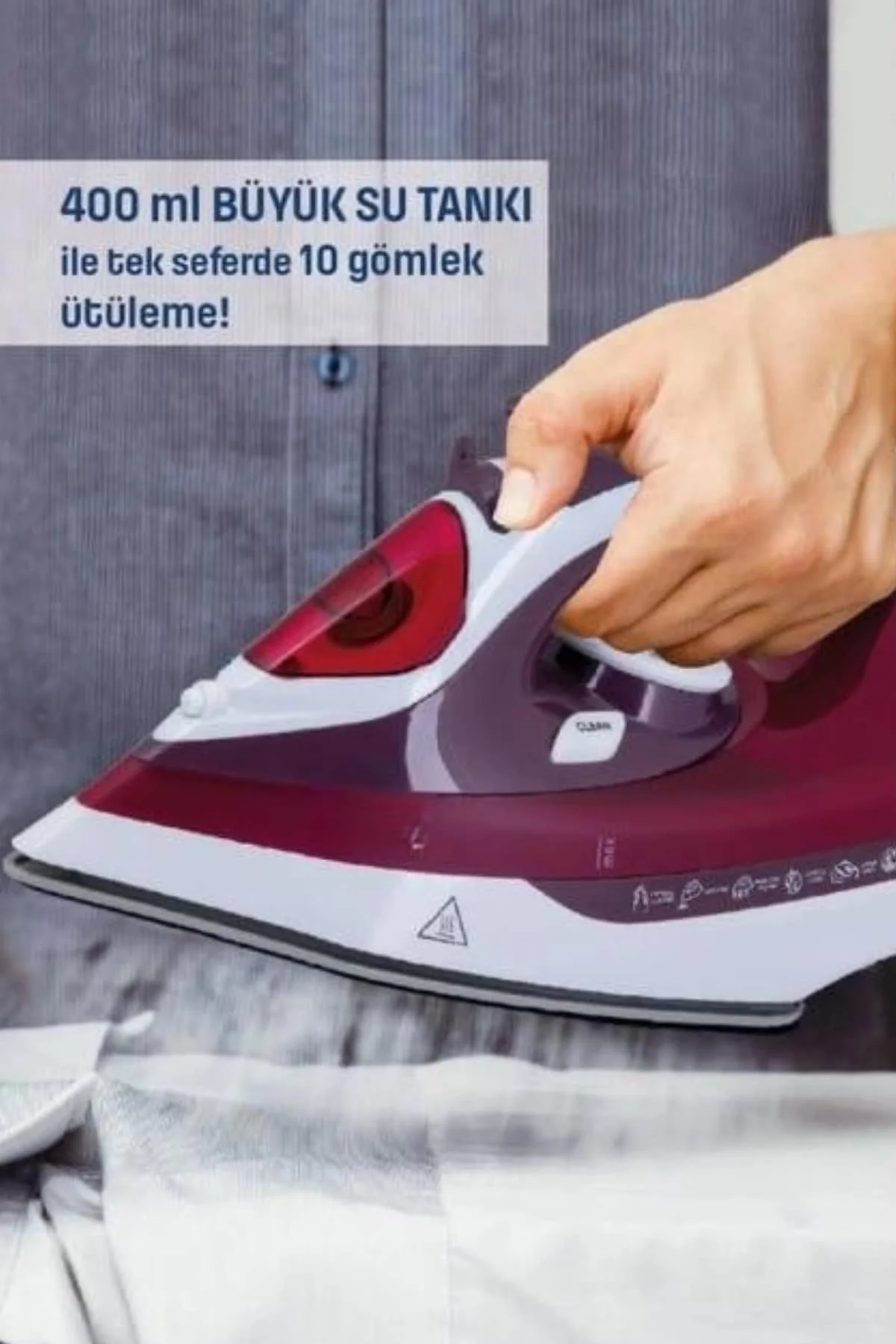 Modern Tasarım 2200w Dayanıklı Buharlı Seramik Kaplama Ütü - Just Cheap Store Görsel 4