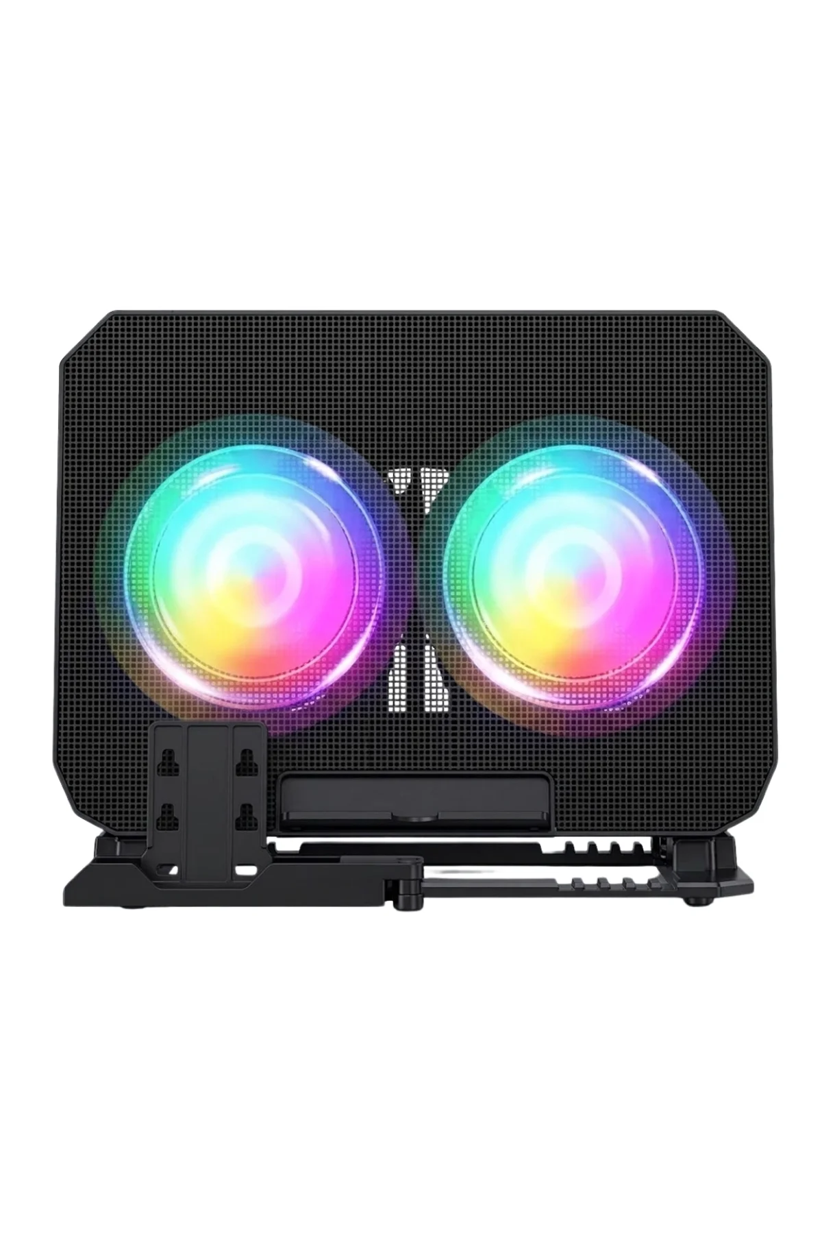 Çift Fanlı Laptop Soğutucu Rgb Işıklı Sessiz Notebook Standı - Just Cheap Store Görsel 5