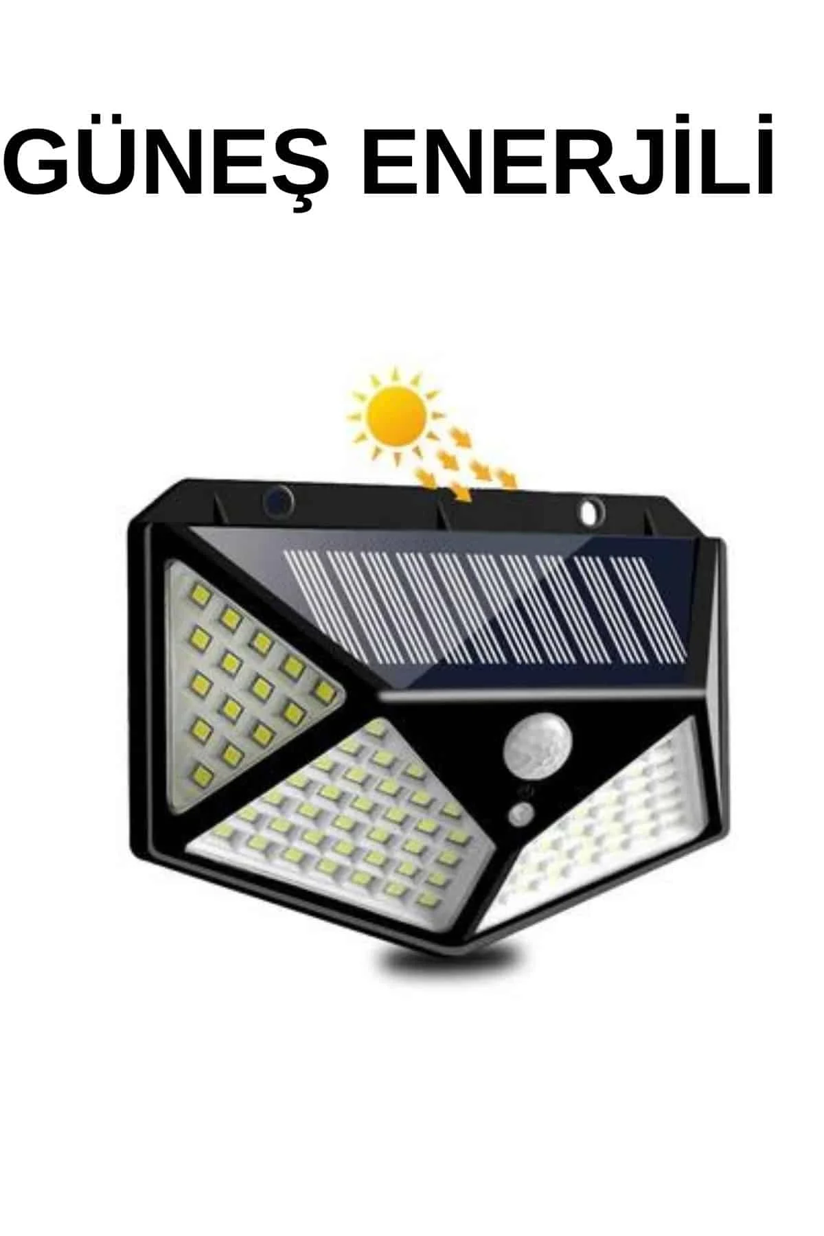 Solar Sensörlü Duvar Lambası Bahçe Lambaso Parlak Beyaz Işık Suya Dayanıklı - Just Cheap Store Görsel 2