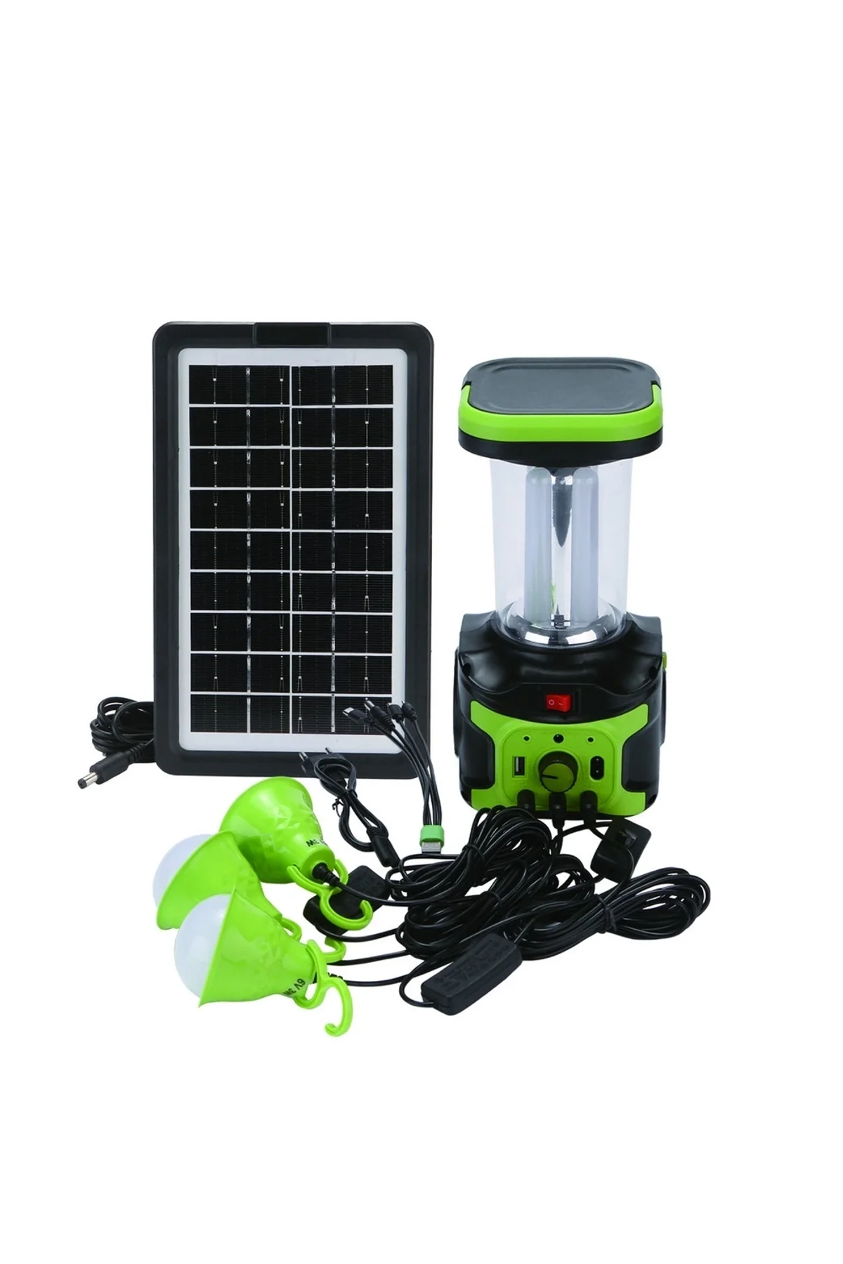 Gs-906 Bluetooth Radyo Usb Güneş Paneli Dahil Solar Enerjili Şarjlı Spot Fener