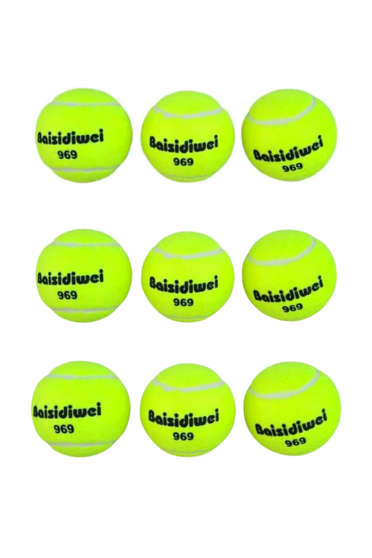 9’lu Tenis Topu Seti Dayanıklı Yüksek Zıplama Performans Topları - Just Cheap Store Görsel 2