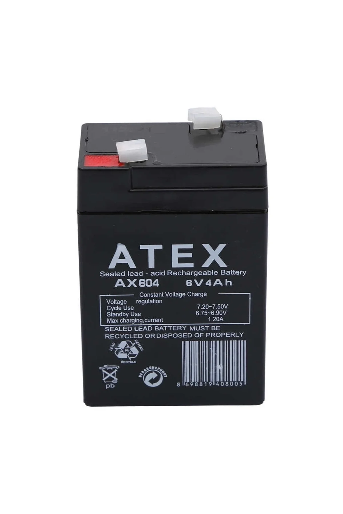 Atex Ax604 6v 4ah Akü