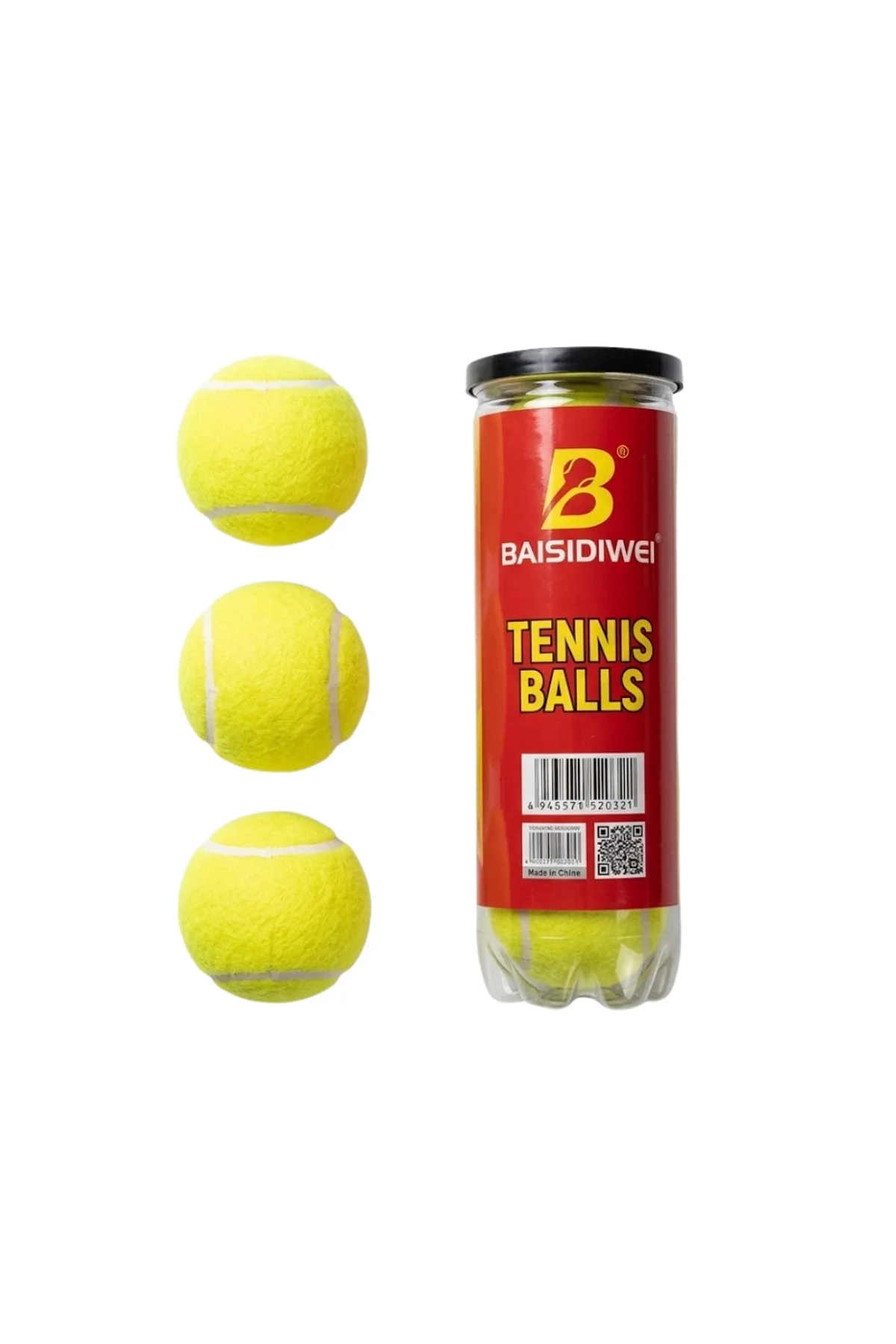 3’lü Tenis Topu Seti Spor Ve Eğlence İçin Dayanıklı Toplar - Just Cheap Store Görsel 5