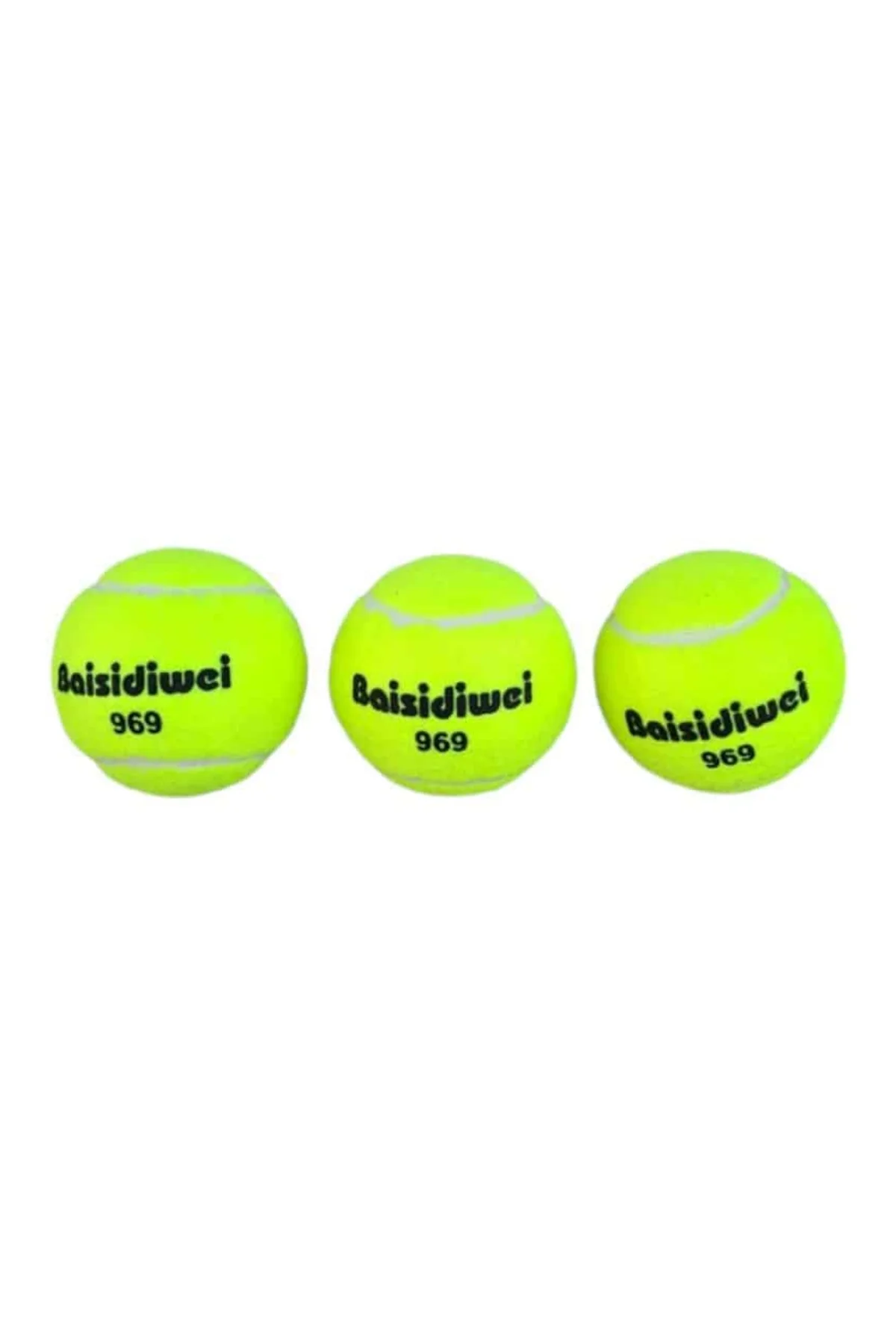 3’lü Tenis Topu Seti Spor Ve Eğlence İçin Dayanıklı Toplar - Just Cheap Store Görsel 2