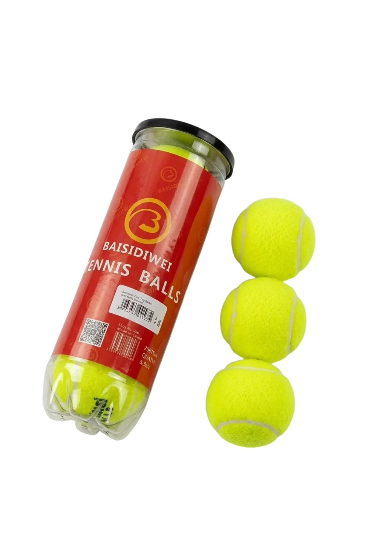 3’lü Tenis Topu Seti Spor Ve Eğlence İçin Dayanıklı Toplar