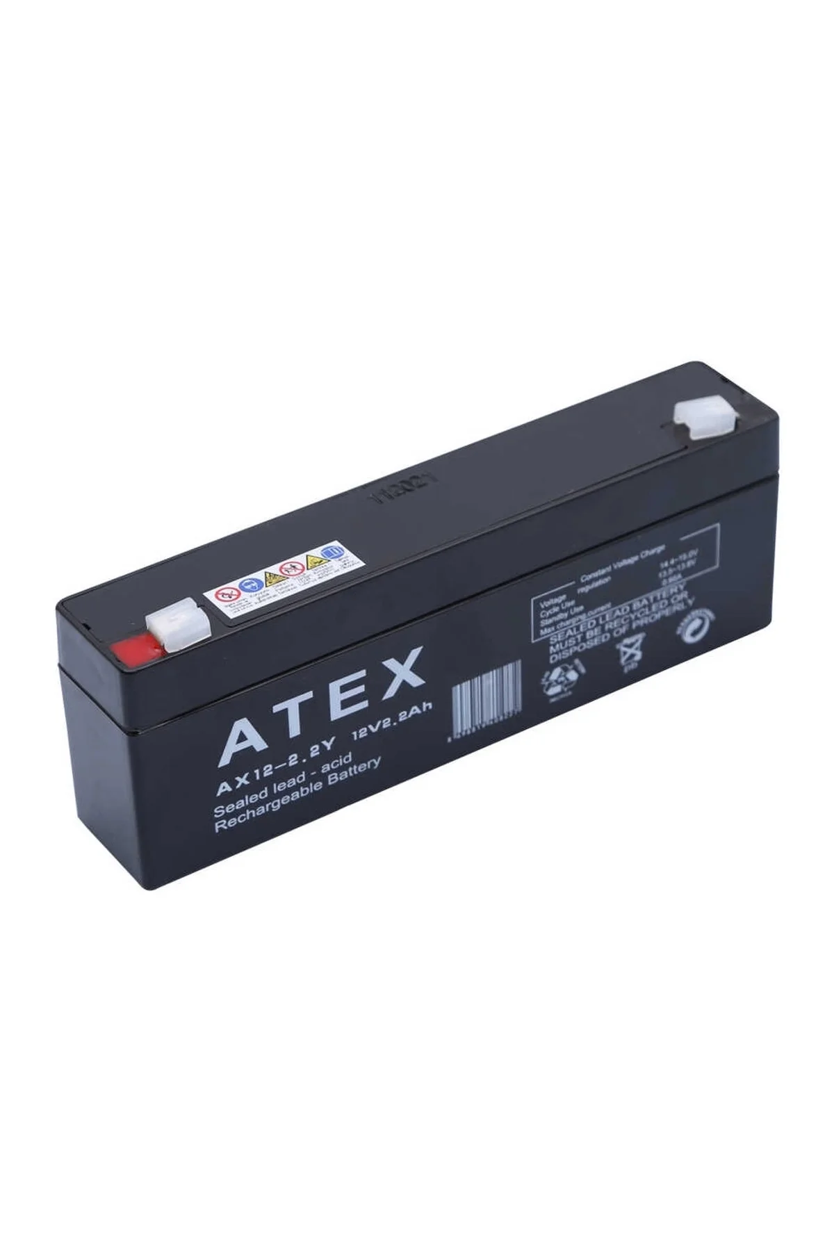 Atex Ax12-2.2 12v 2.2ah Yatay Akü - Just Cheap Store Görsel 2