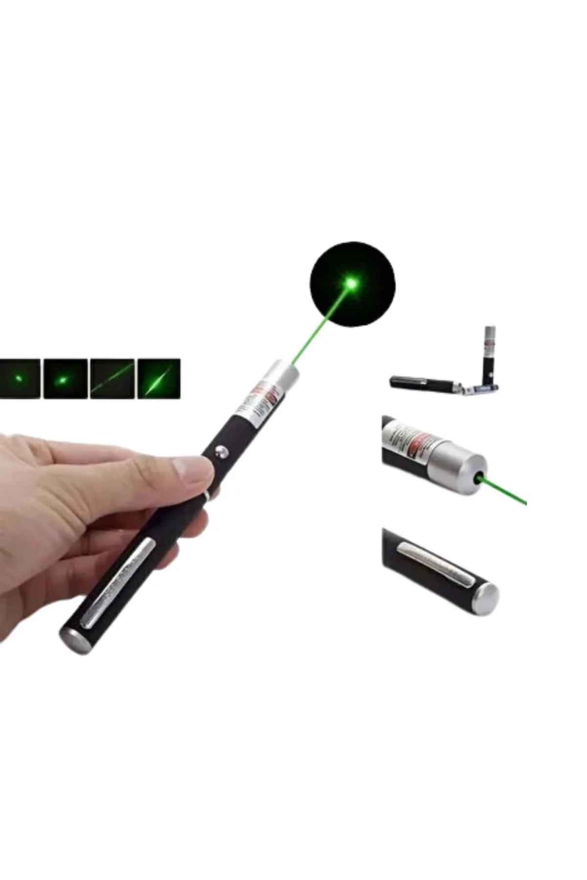 Yeşil Lazer Pointer Güçlü Işın Uzun Menzil Ve Kompakt Tasarım - Just Cheap Store Görsel 2