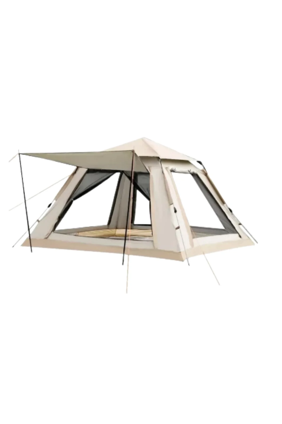 Güneşlikli Kamp Çadırı 240x240x160 Cm 6 Kişilik Kolay Kurulum Outdoor - Just Cheap Store Görsel 2