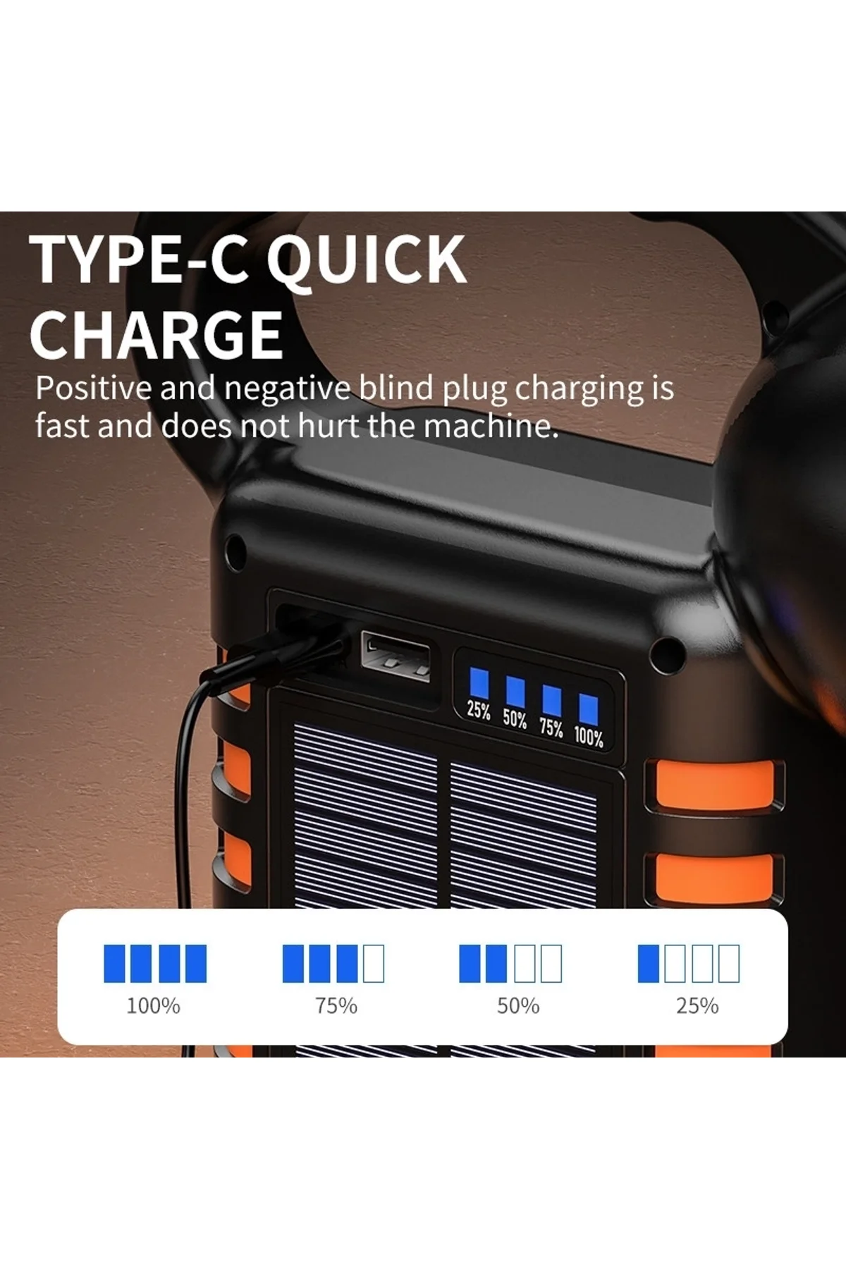 Ws-4343 Çok Fonksiyonlu Powerbanklı Solar Şarjlı Kamp Lambası - Just Cheap Store Görsel 4