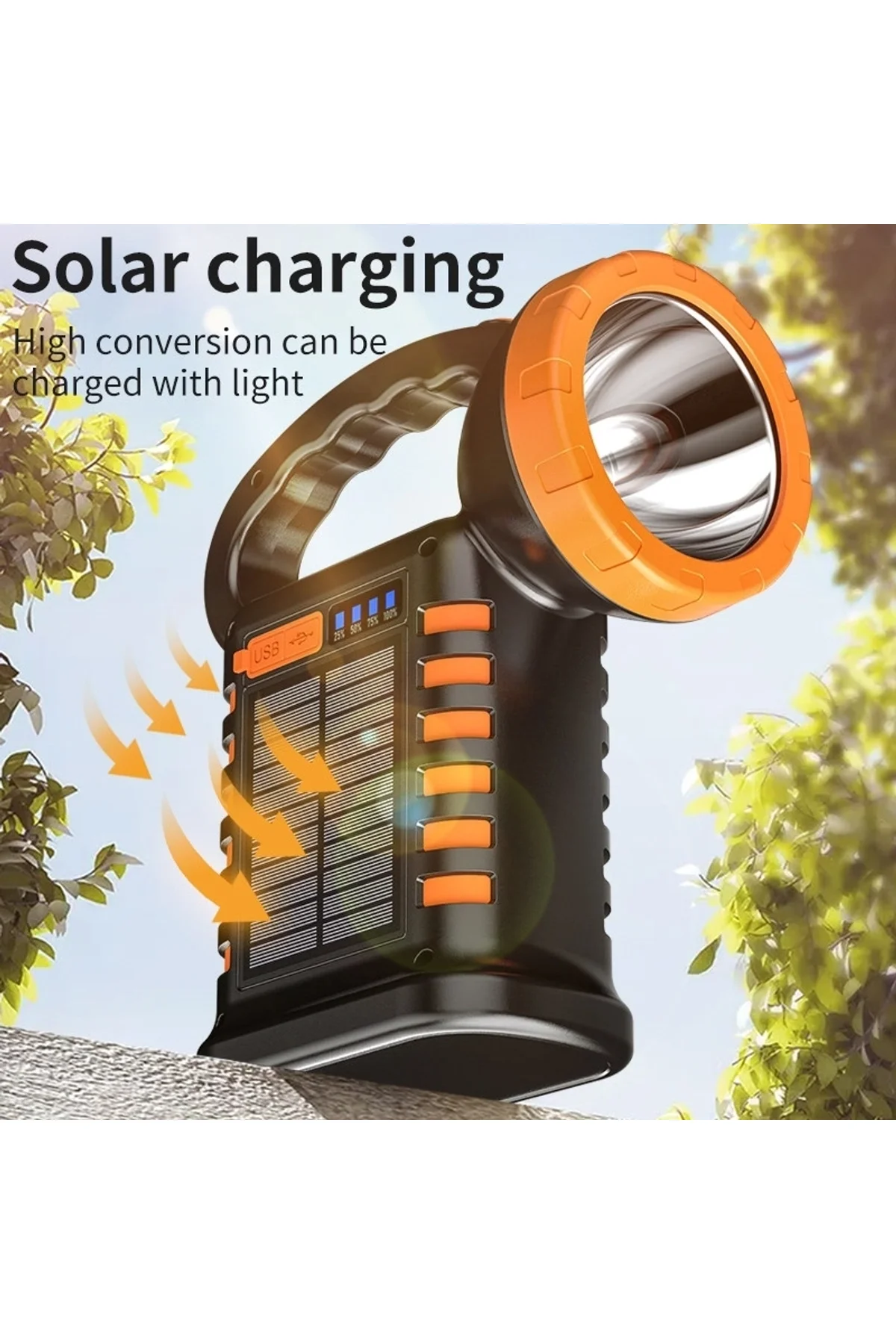 Ws-4343 Çok Fonksiyonlu Powerbanklı Solar Şarjlı Kamp Lambası - Just Cheap Store Görsel 2