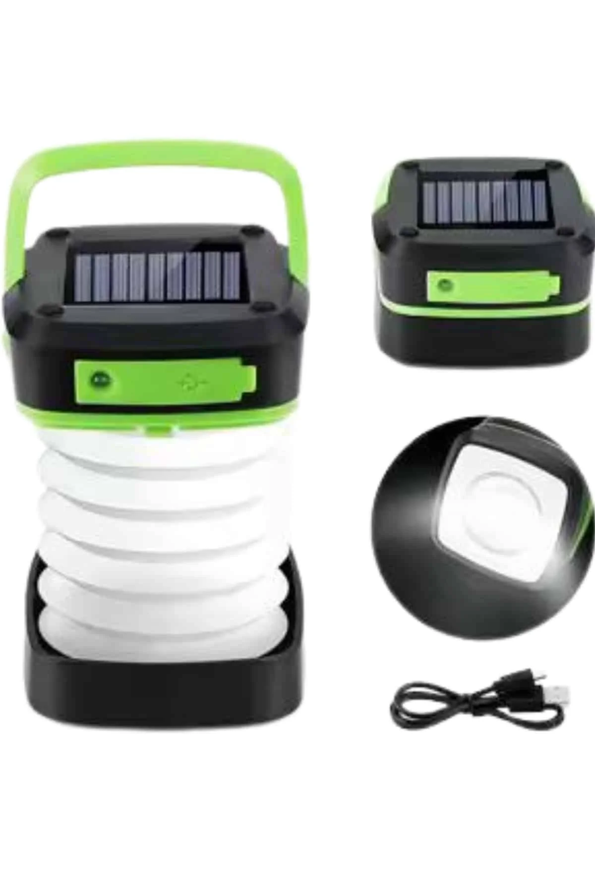 Katlanabilir Kamp Lambası Akordiyon Lamba Şarjlı 3 Kademeli Solar Yeni Nesil - Just Cheap Store Görsel 5