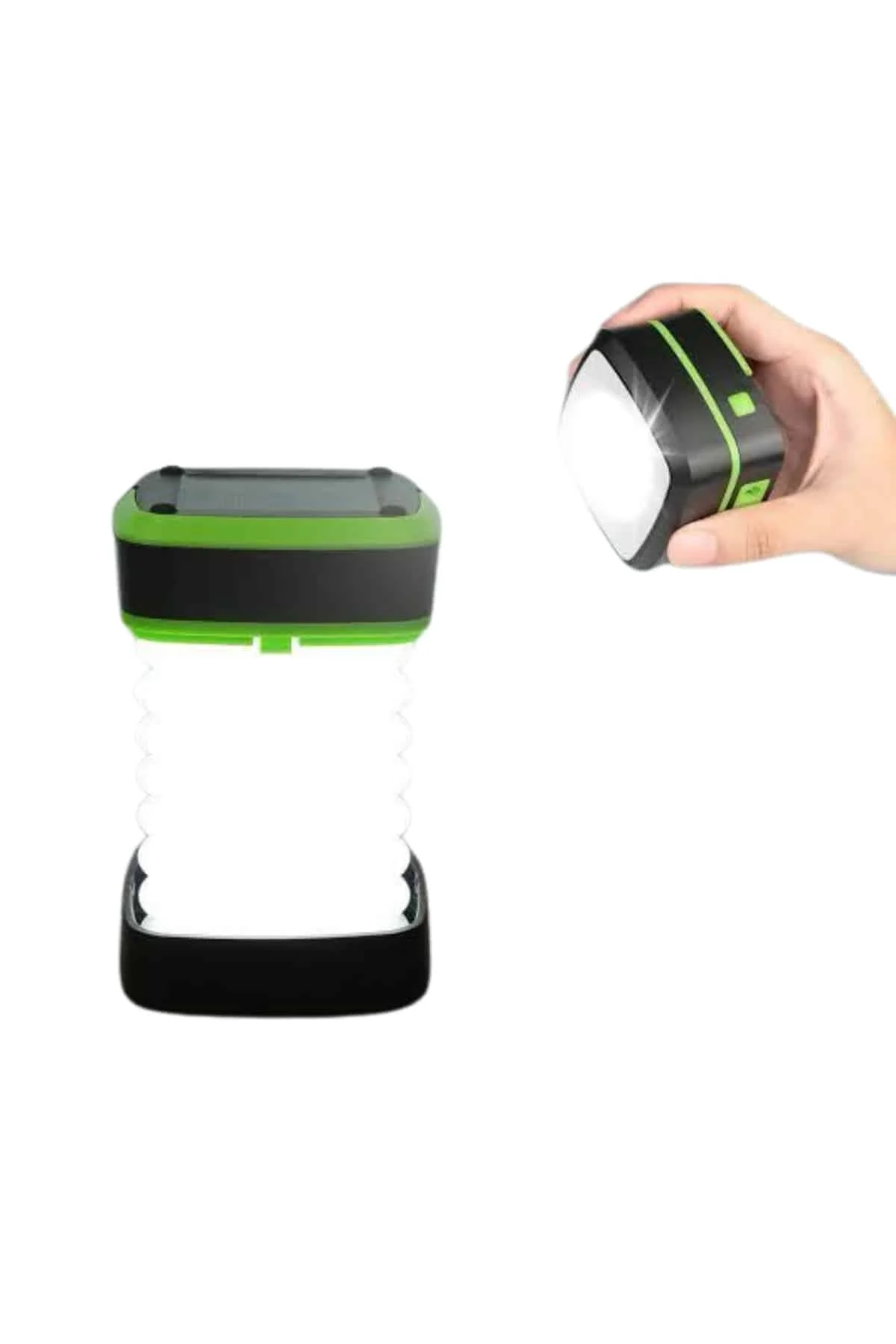 Kamp Lambası Katlanabilir Lamba Solar Şarjlı Led Lamba El Fenerli Yeni Nesil - Just Cheap Store Görsel 4