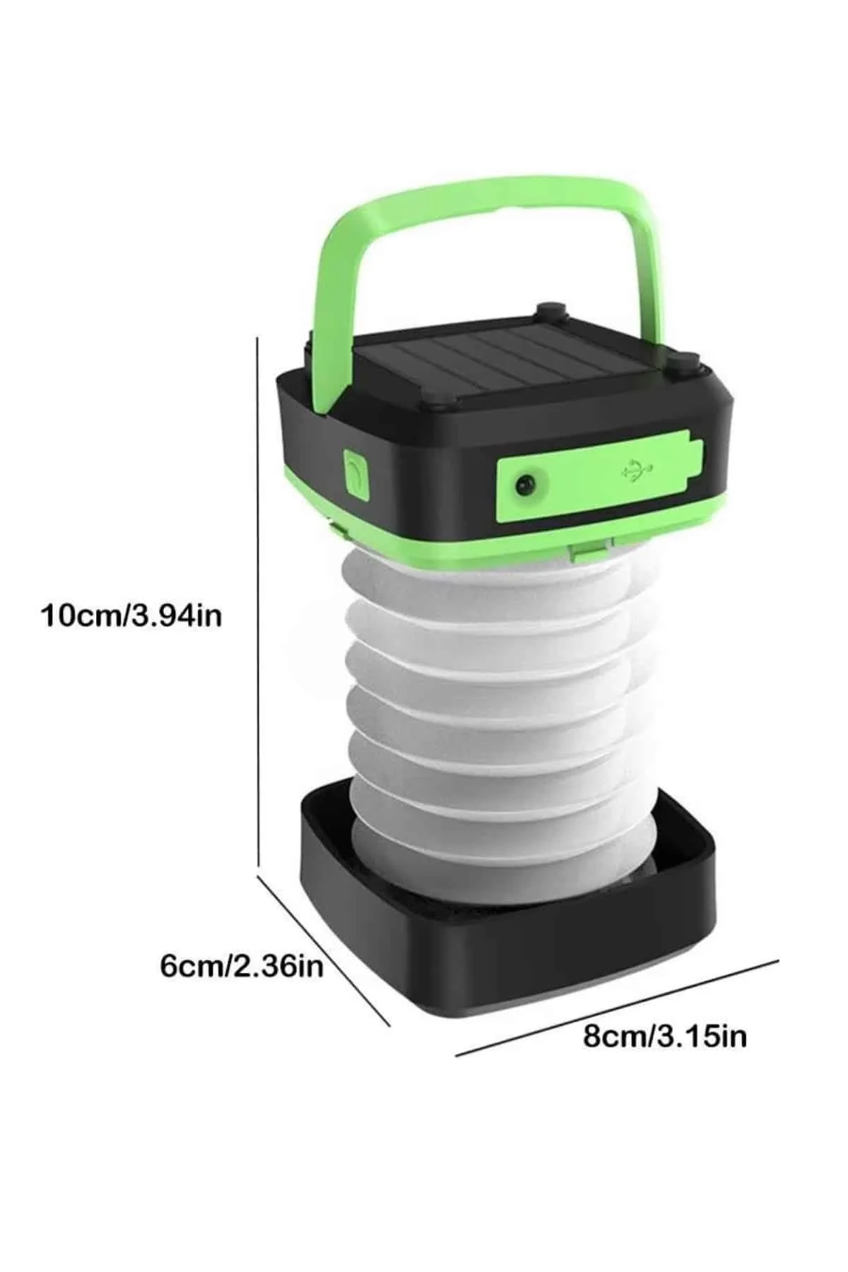 Kamp Lambası Katlanabilir Lamba Solar Şarjlı Led Lamba El Fenerli Yeni Nesil - Just Cheap Store Görsel 3