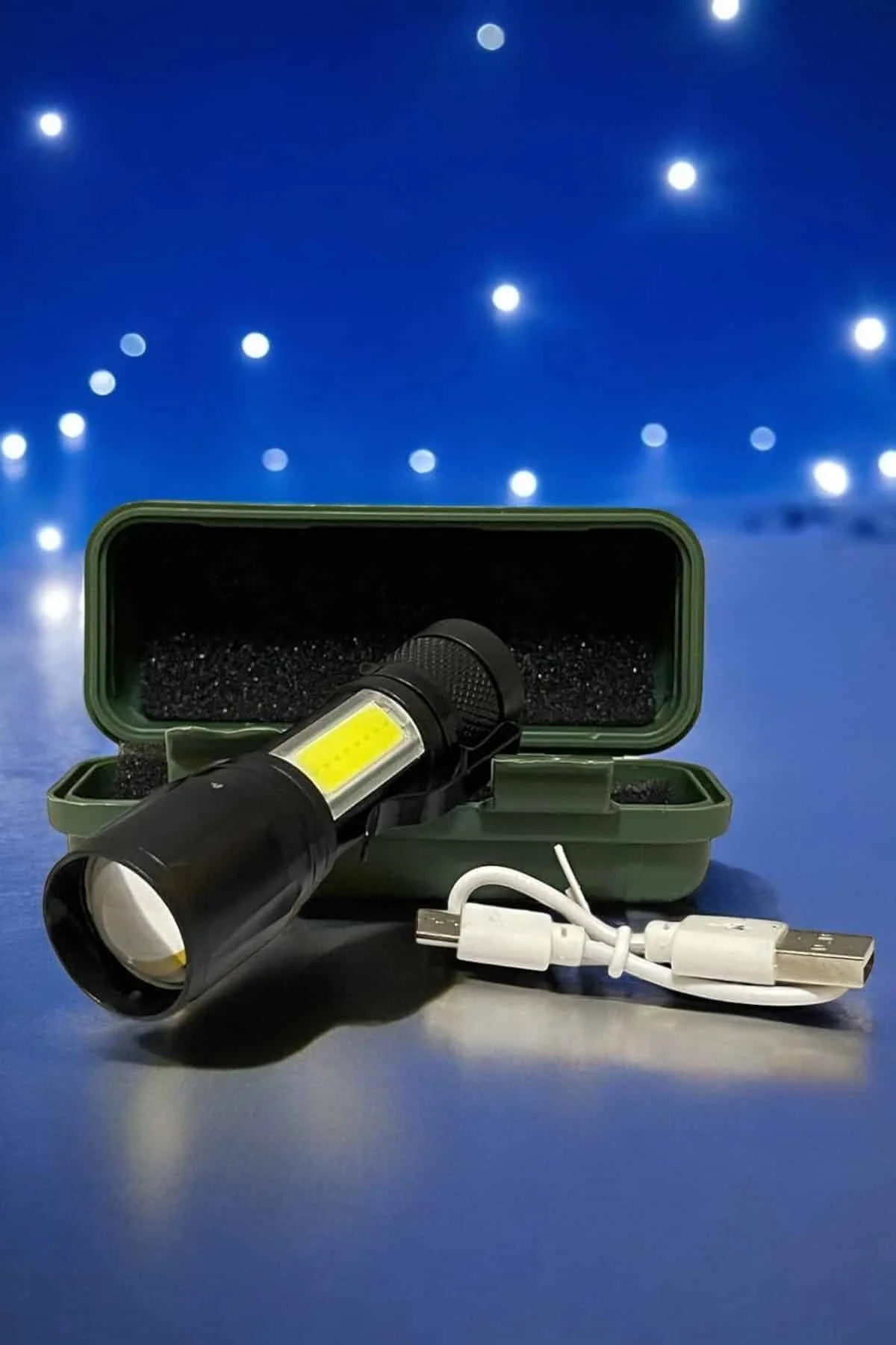 El Feneri Led Usb Şarjlı Zoom Mini Led Işık Acil Durum Feneri - Just Cheap Store Görsel 3